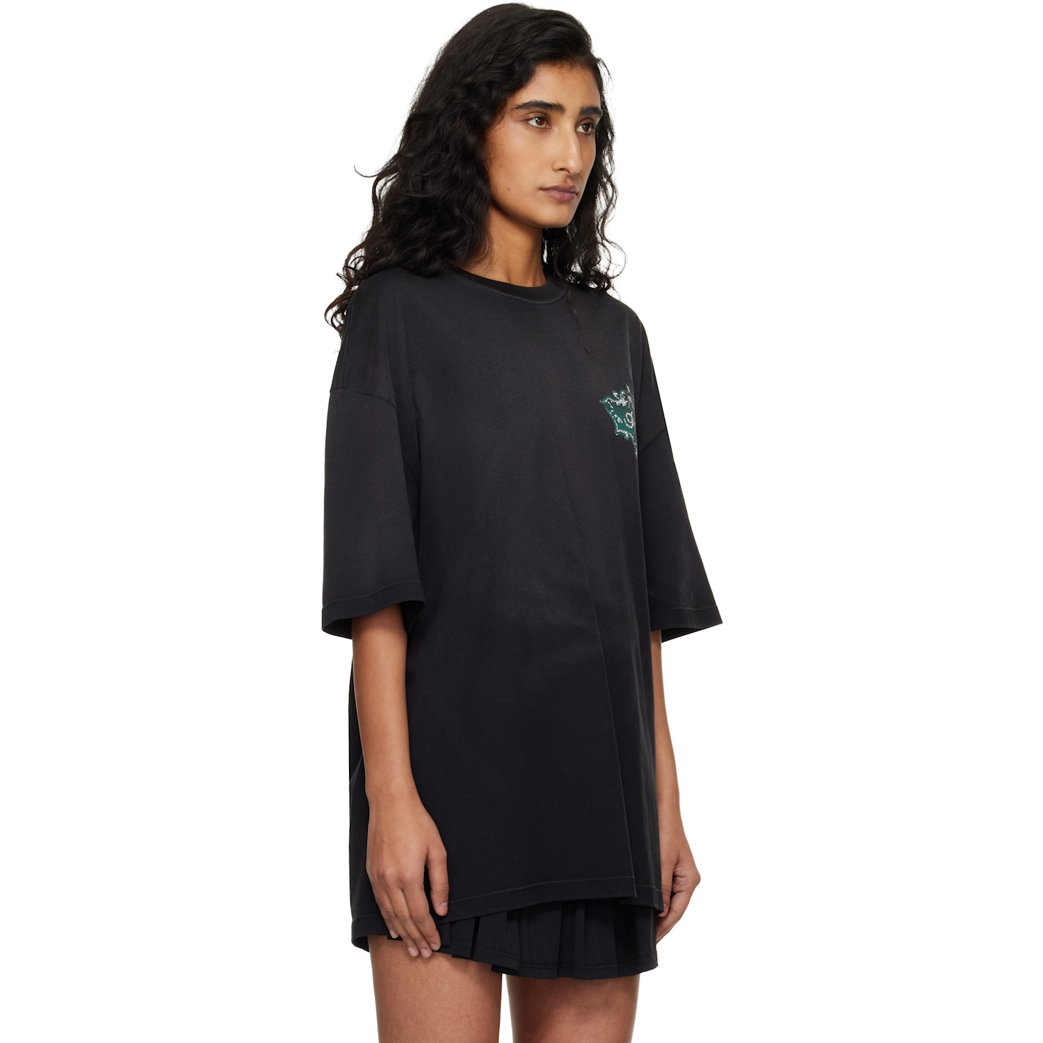  Amiri Black Chateau Crest T-shirt 