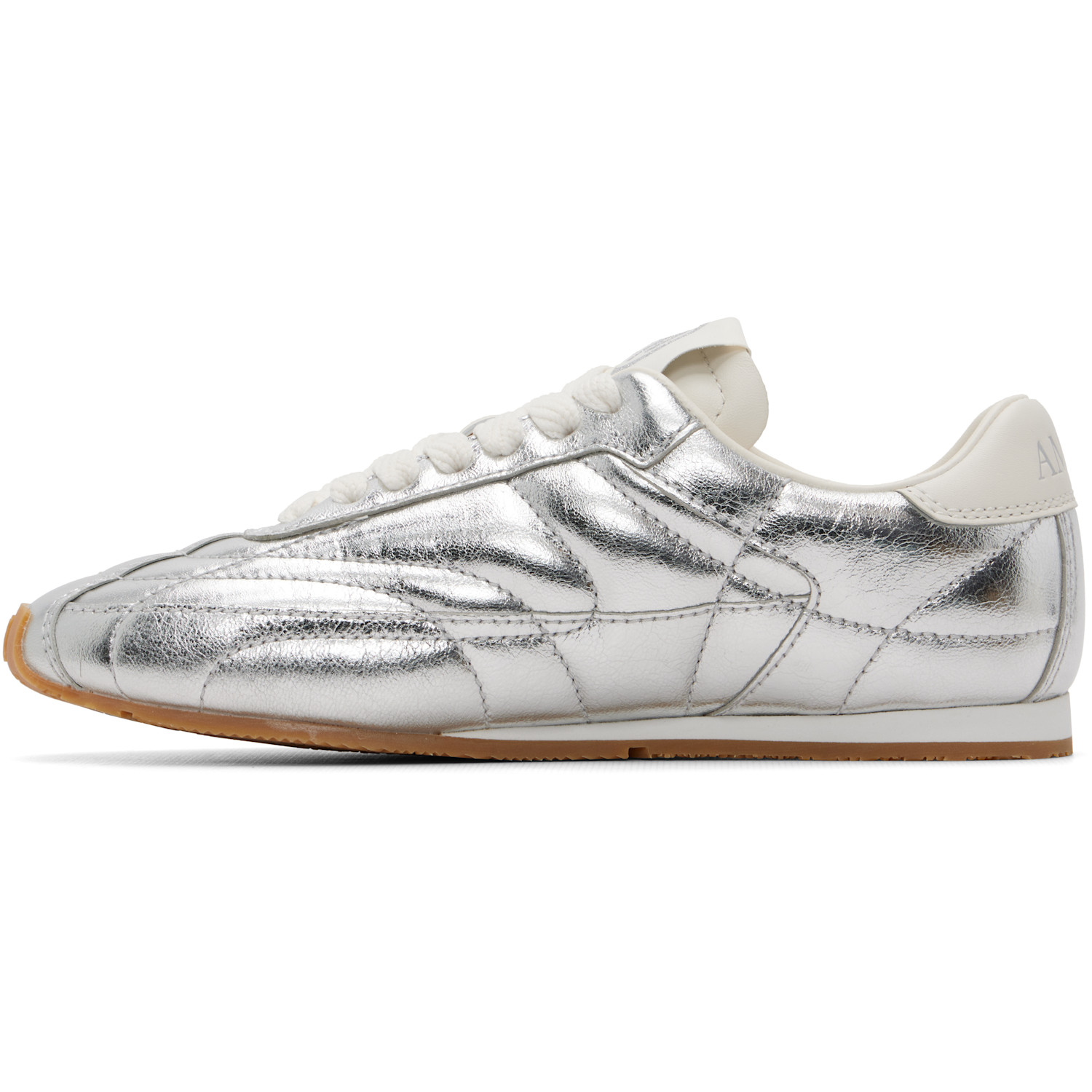  Amiri Silver Pacific Football Slim Sneakers 