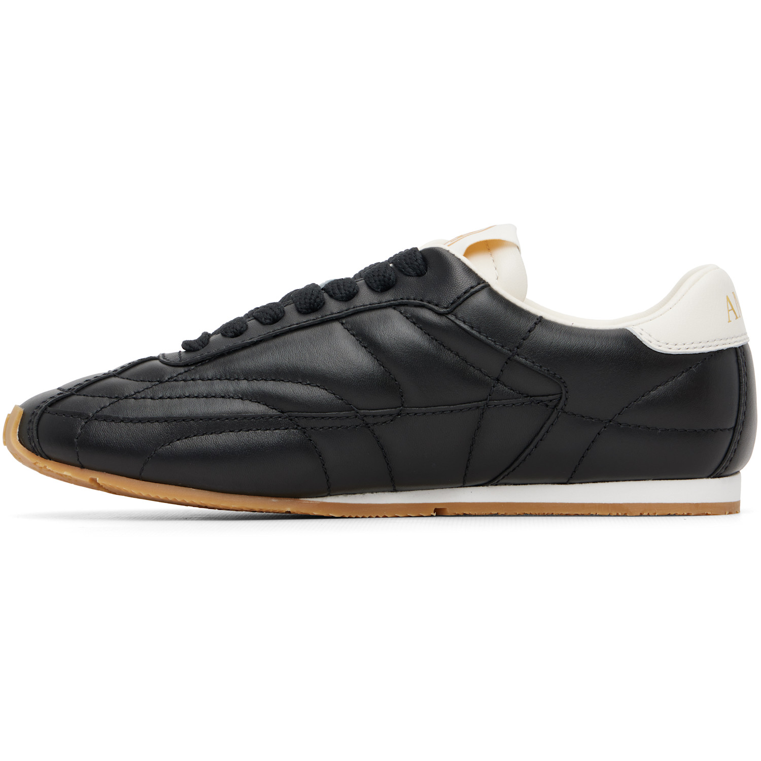  Amiri Black Pacific Football Flat Sneakers 