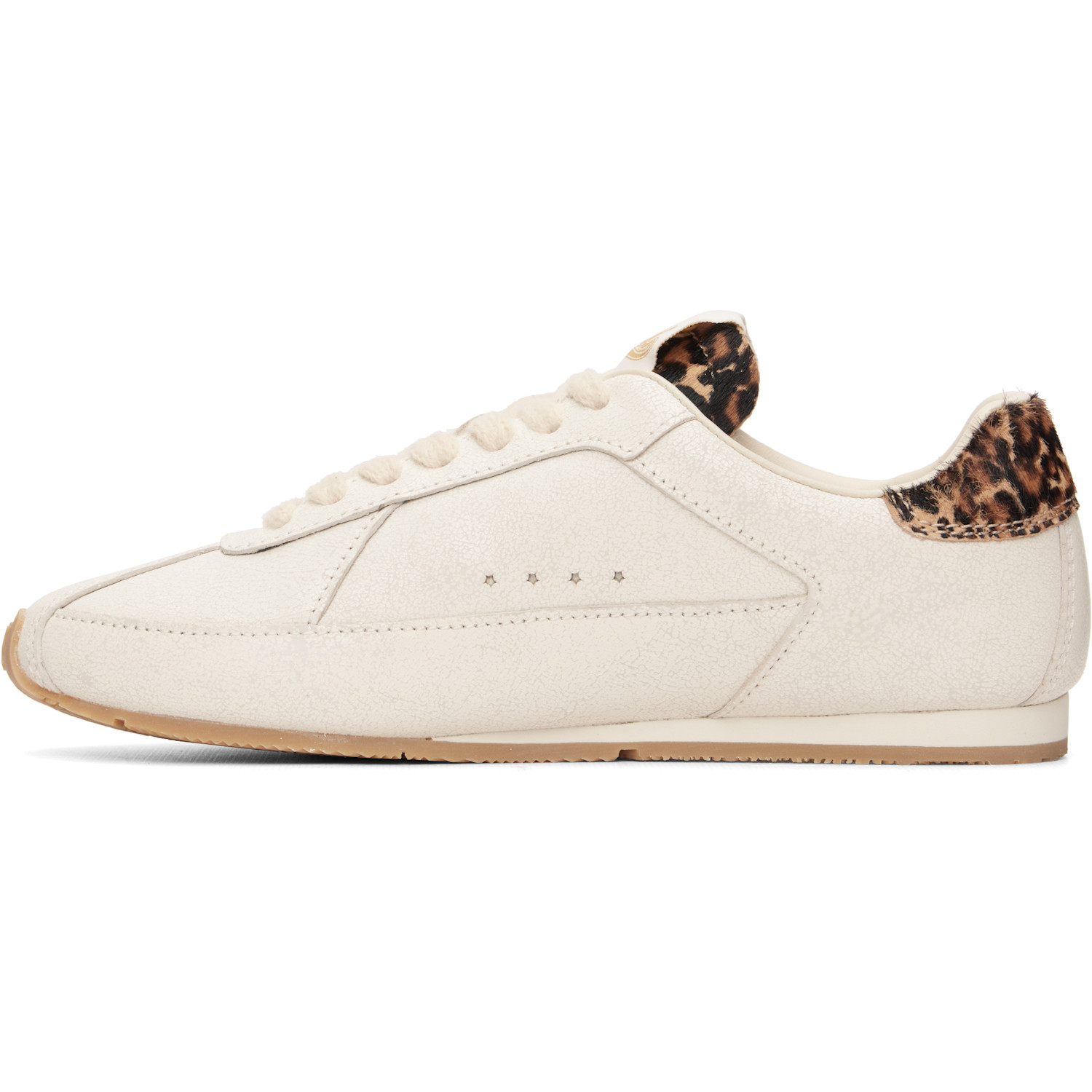  Amiri Off-white Leopard Pacific Flat Sneakers 