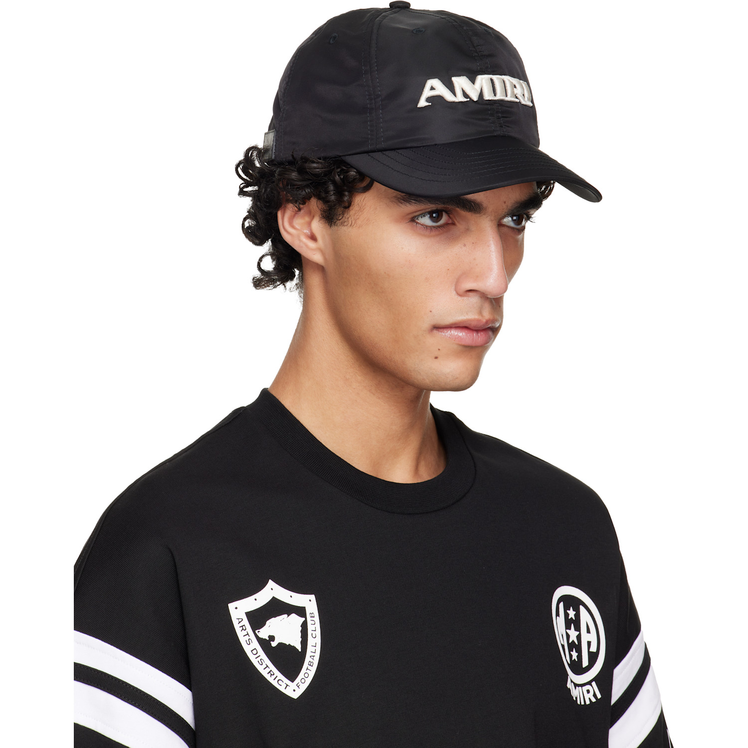  Amiri Black 'amiri' Sport Cap 