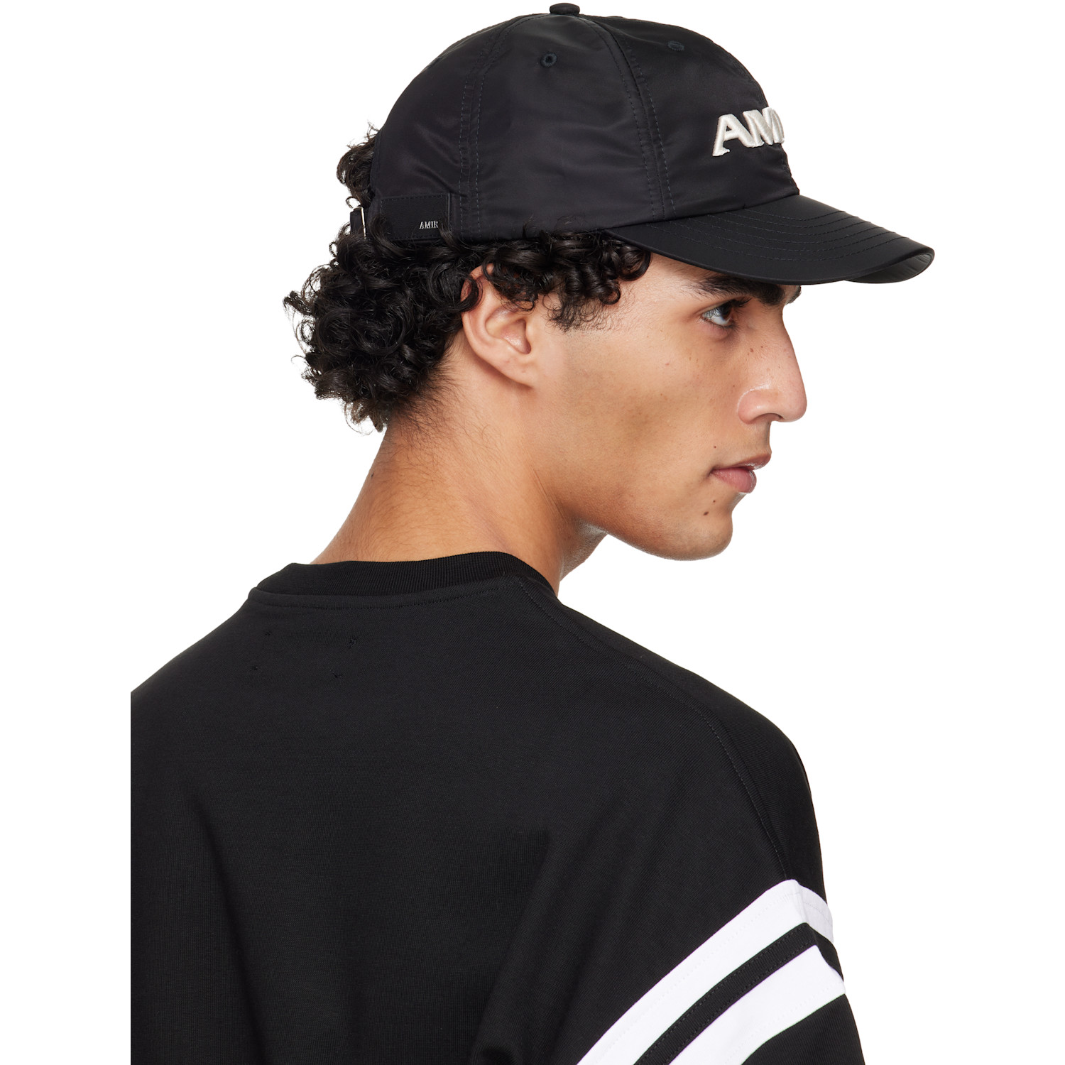  Amiri Black 'amiri' Sport Cap 