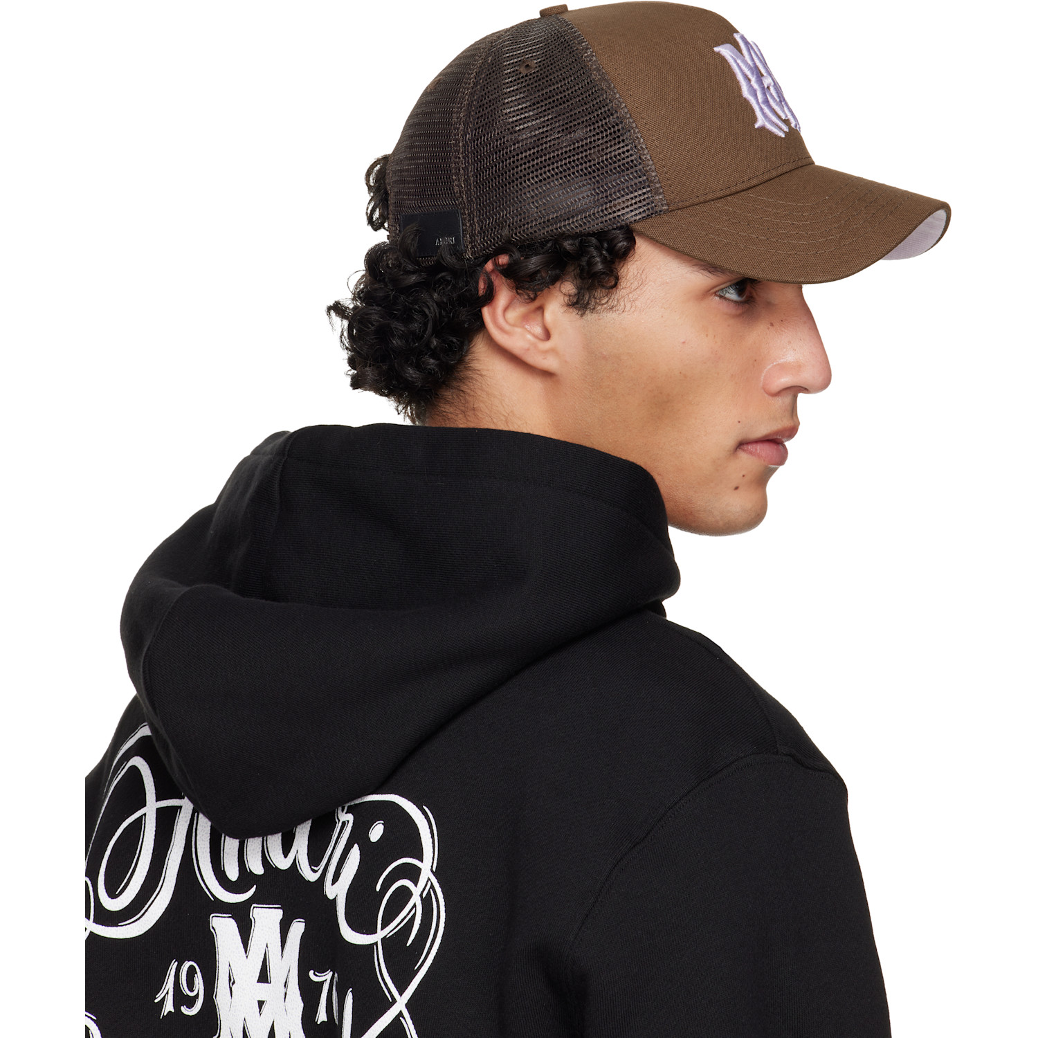  Amiri Brown Ma Trucker Cap 
