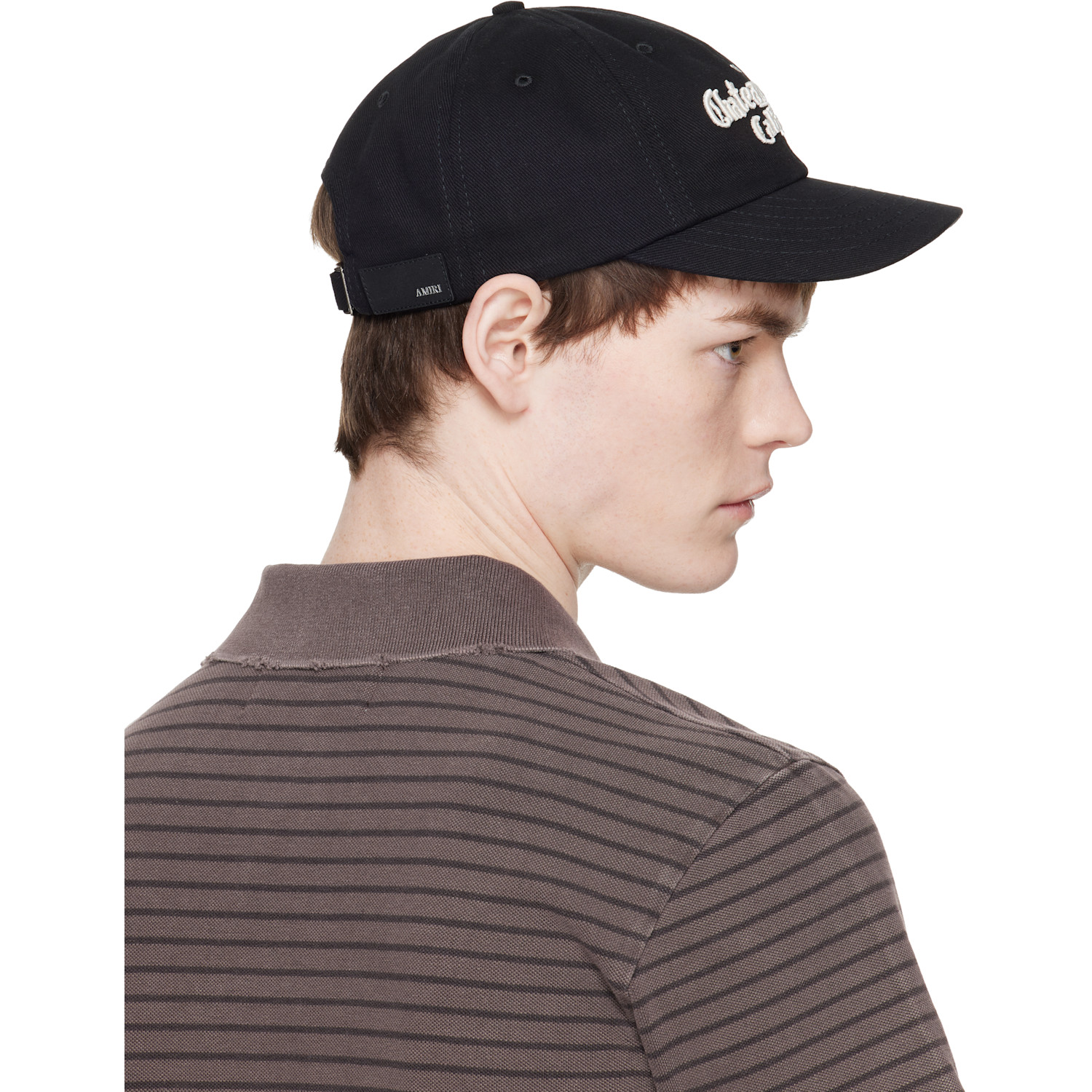  Amiri Black 'chateau Amiri' Dad Cap 
