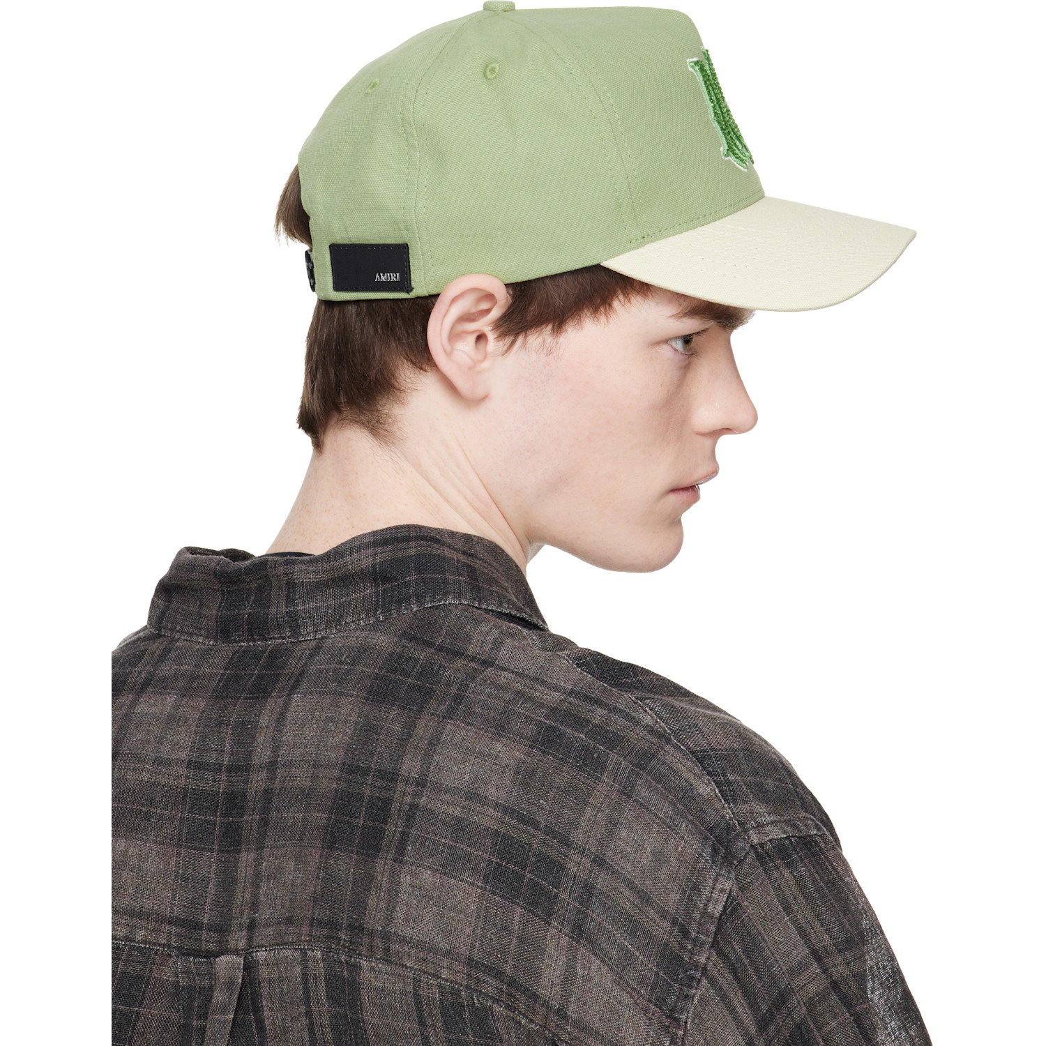  Amiri Green Two Tone Crystal Ma Cap 