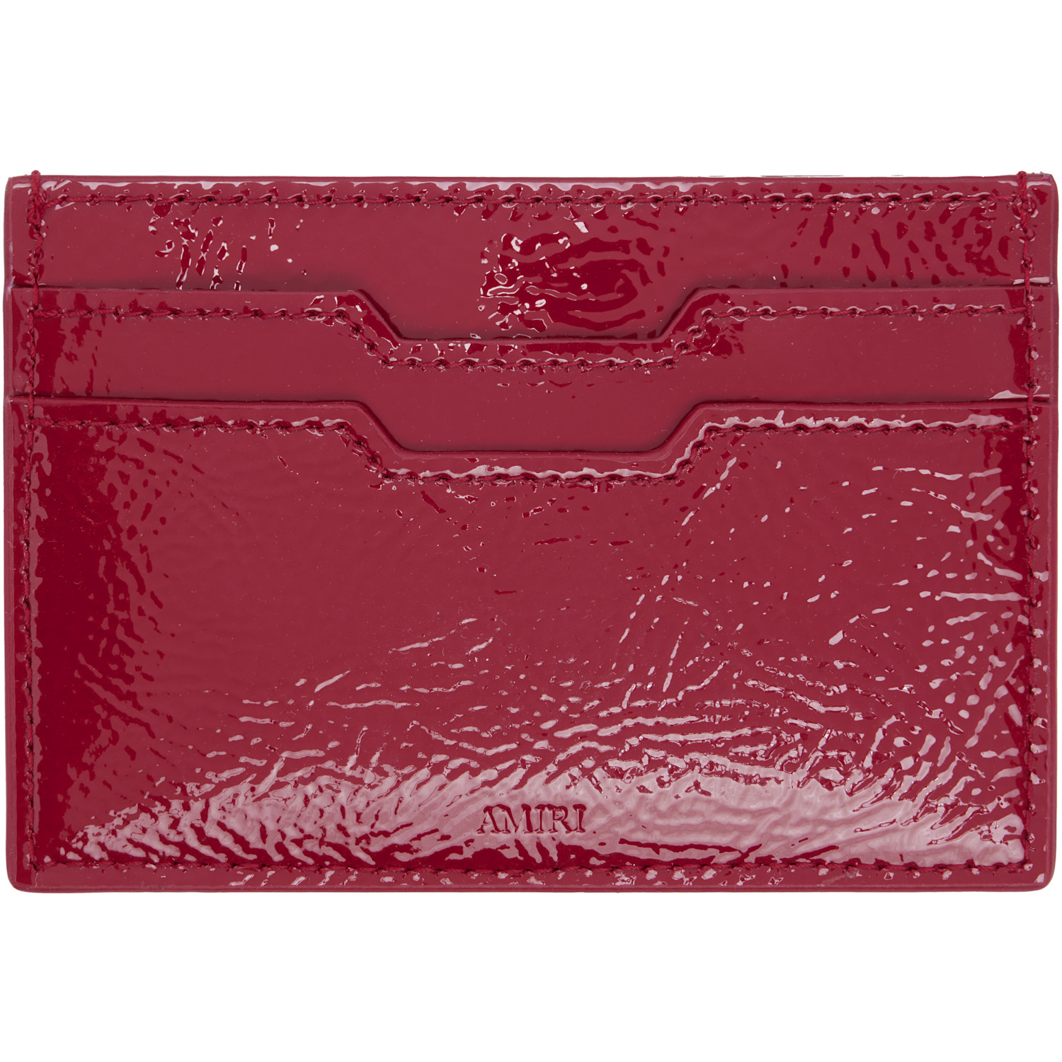  Amiri Red 'ma' Card Holder 