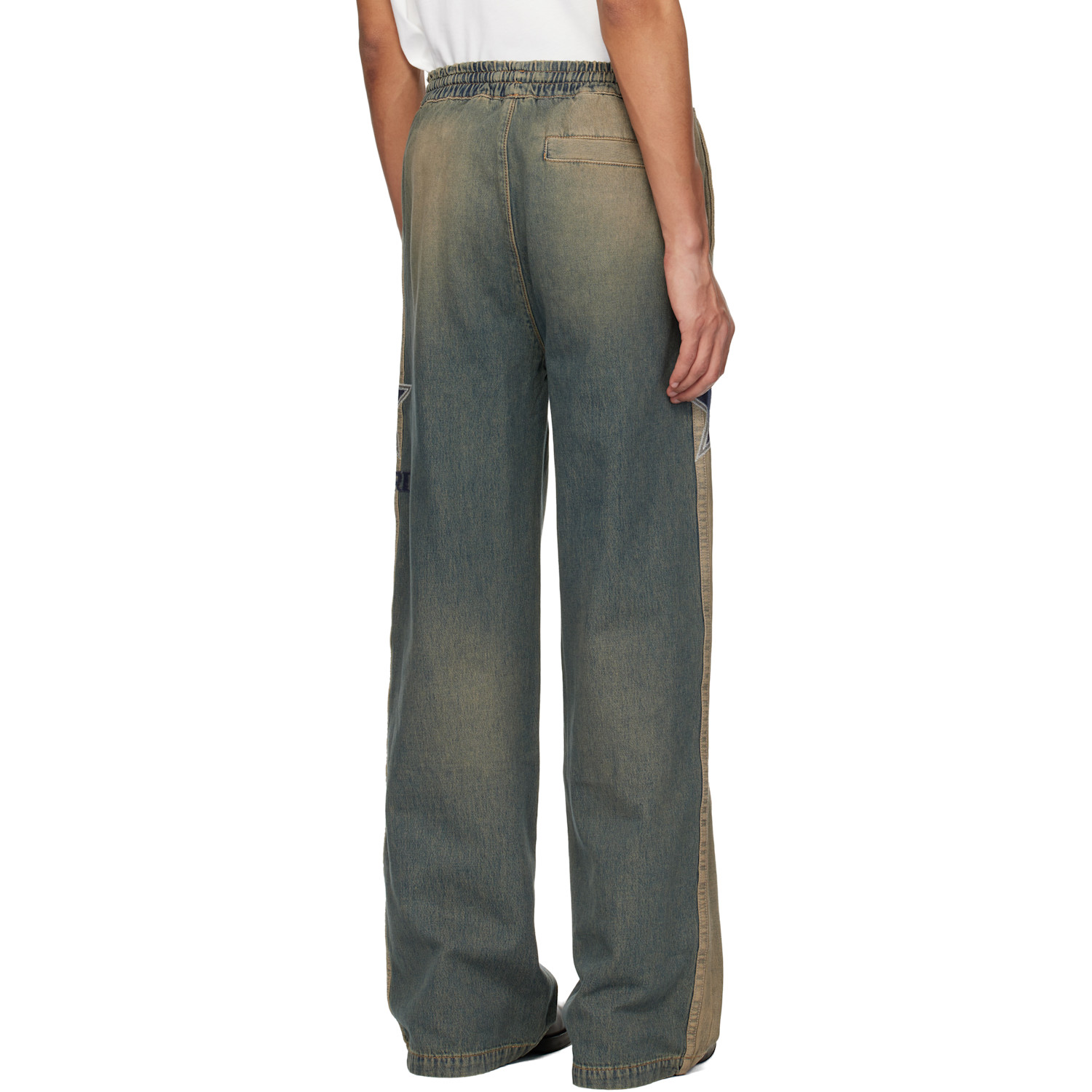  Amiri Blue 'amiri' Sport Denim Track Pants 