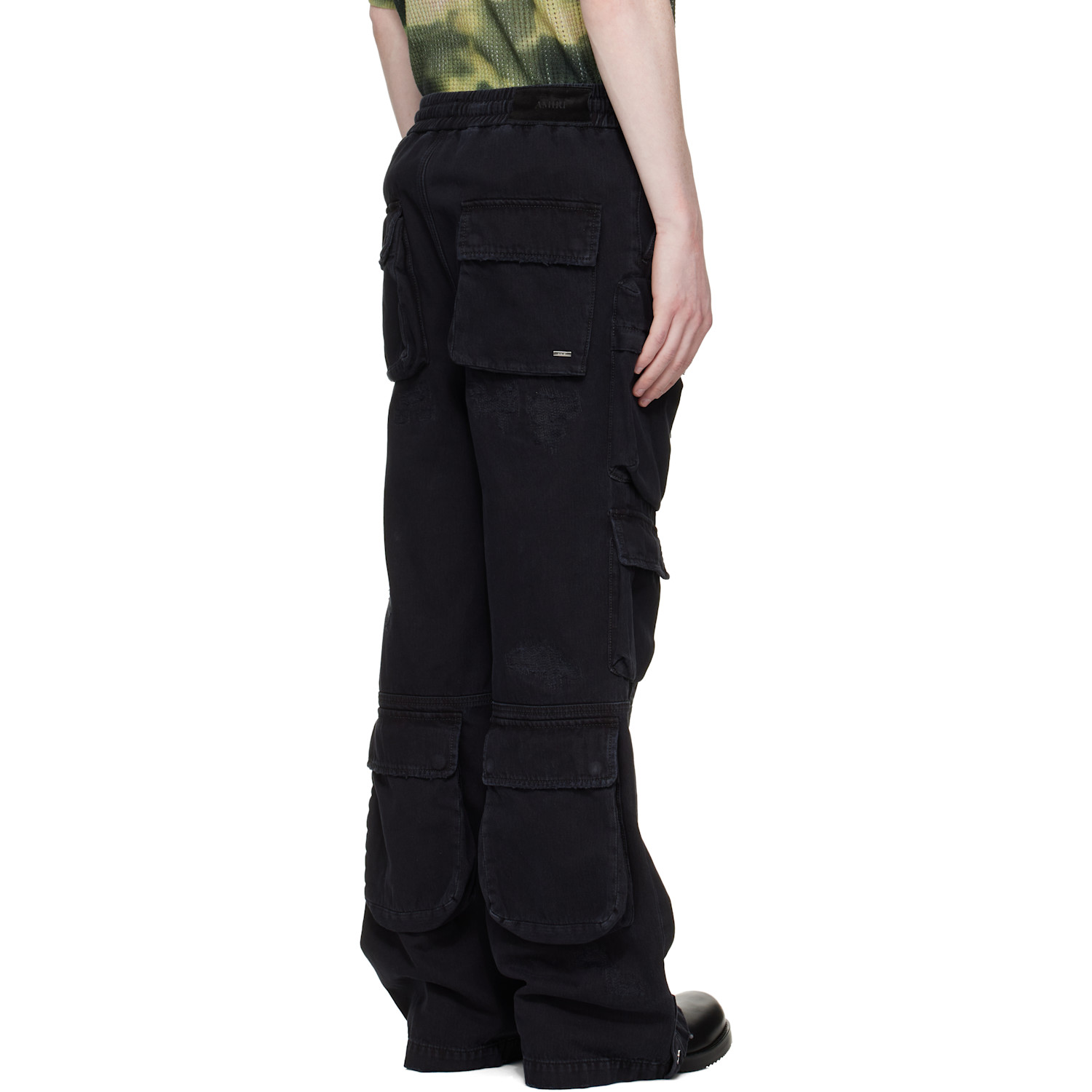  Amiri Black Cargo Jeans 
