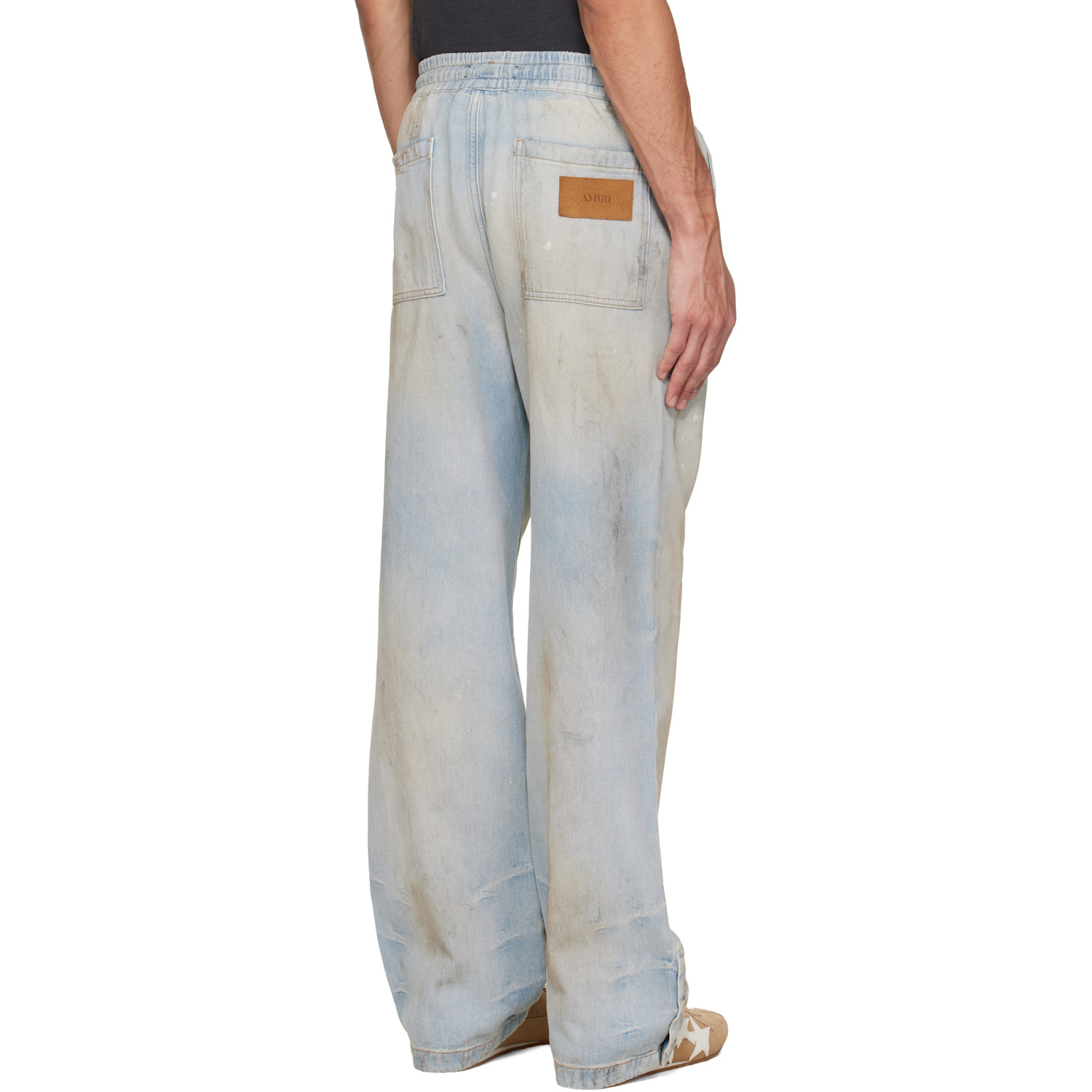  Amiri Blue Relaxed Baggy Jeans 