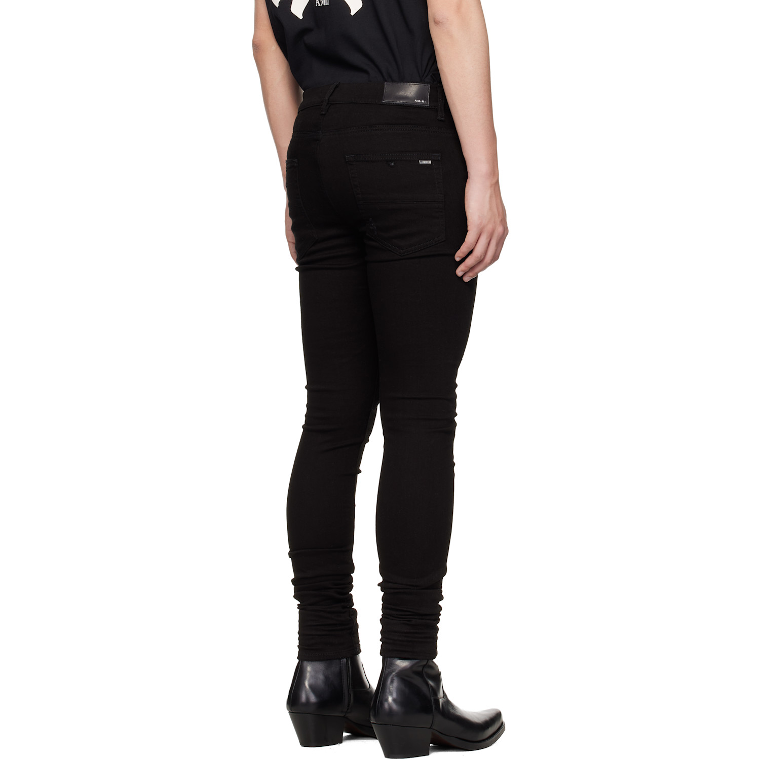  Amiri Black Stack Jeans 