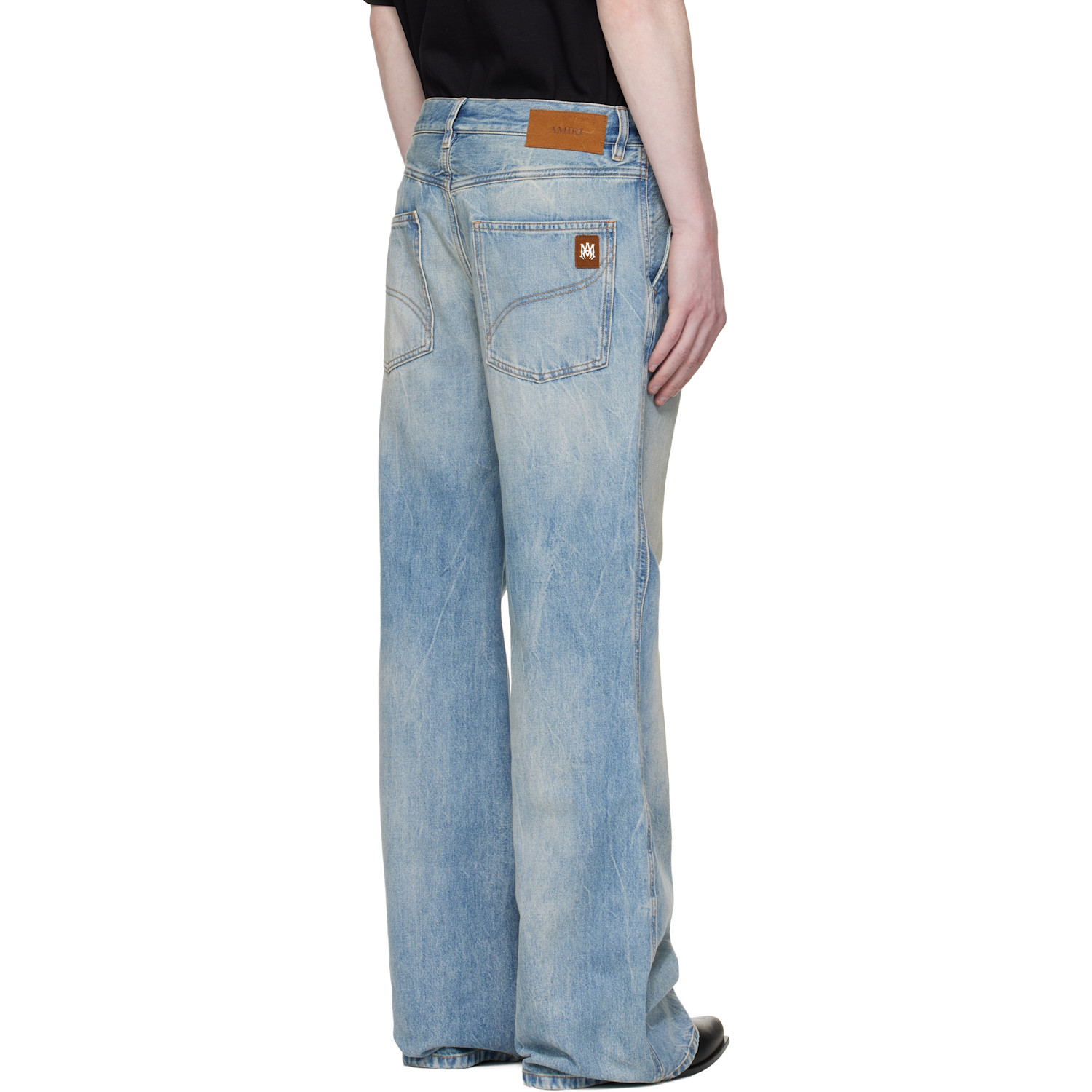  Amiri Blue Boot Cut Jeans 