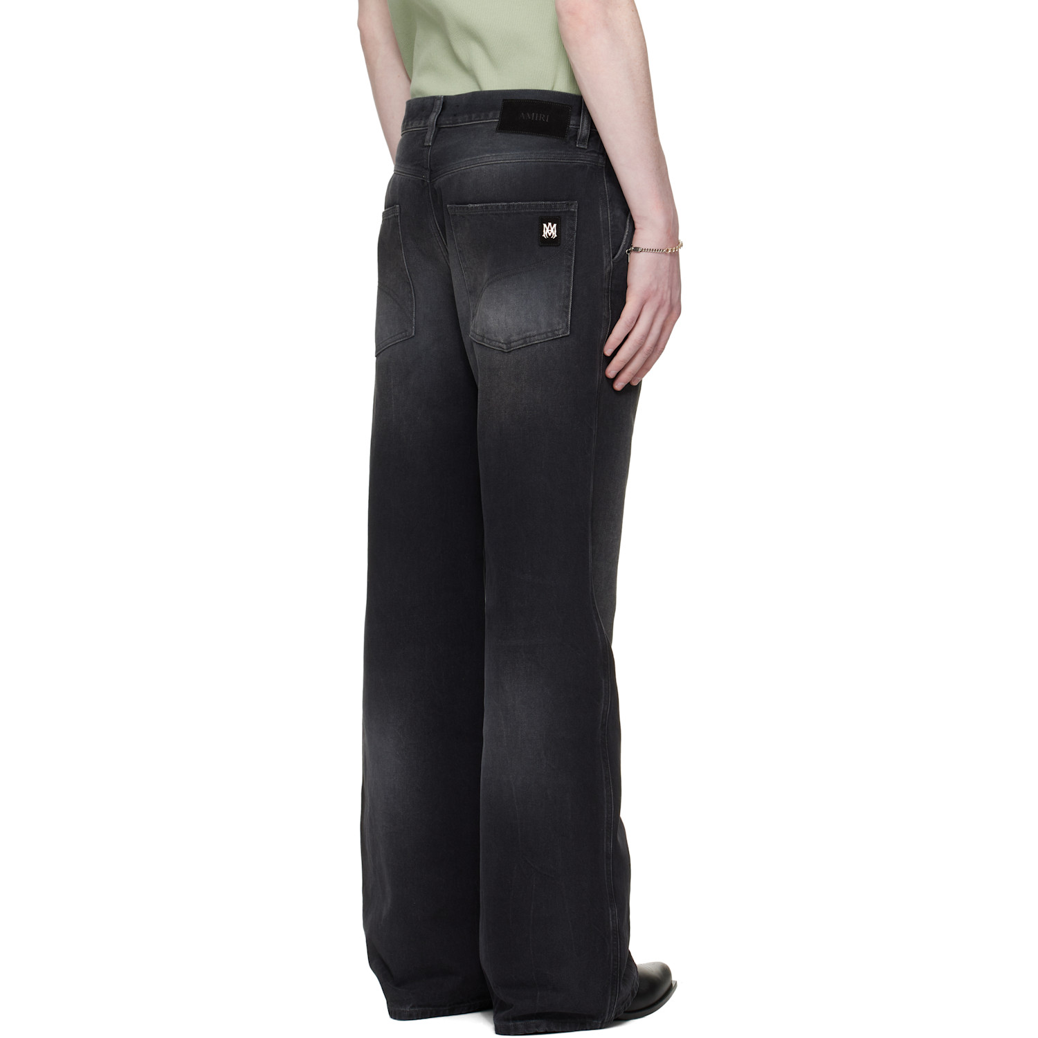  Amiri Black Boot Cut Jeans 