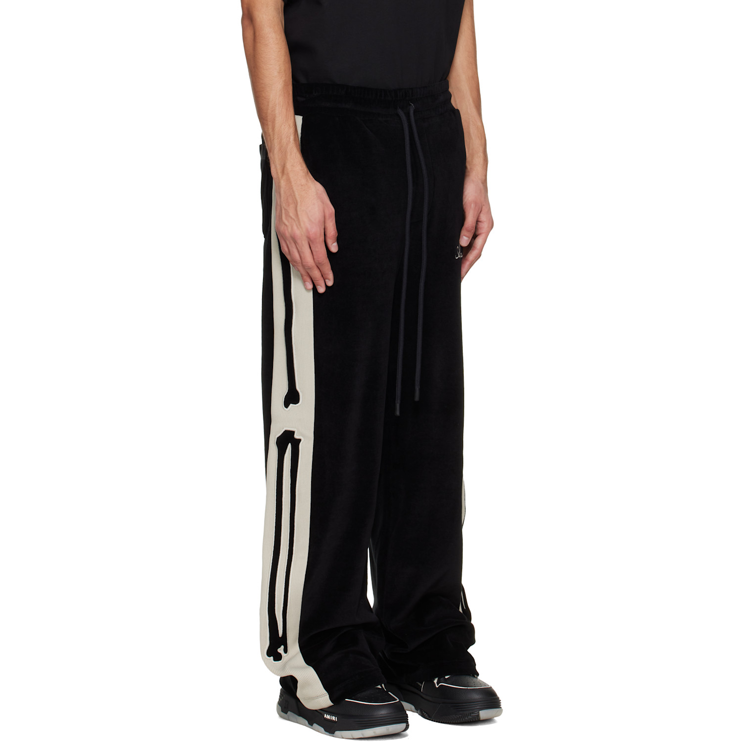 Amiri Black Bones Track Pants 