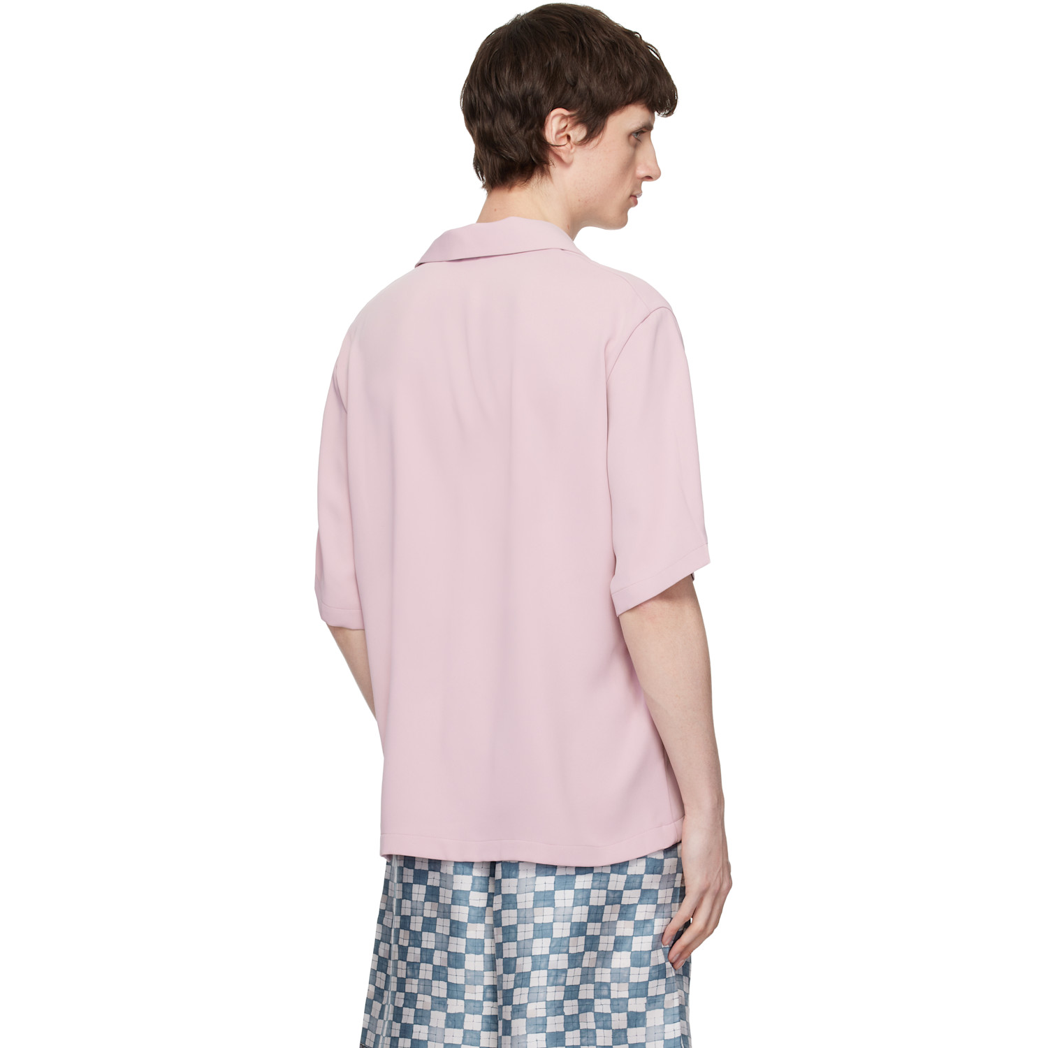  Amiri Pink 'amiri' Camp Shirt 