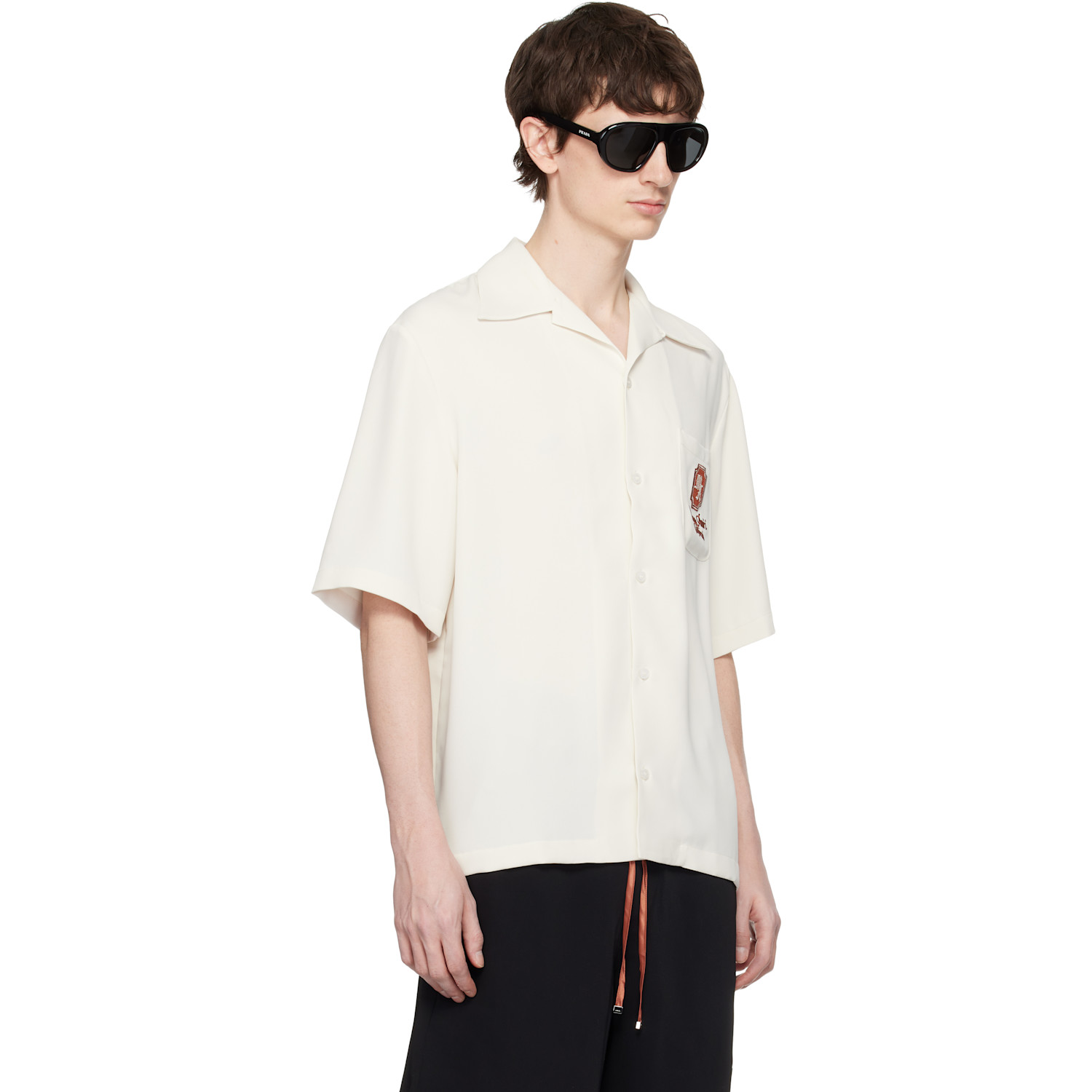  Amiri Off-white 'ma Chateau' Camp Shirt 