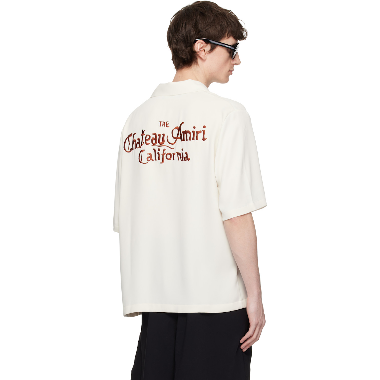  Amiri Off-white 'ma Chateau' Camp Shirt 