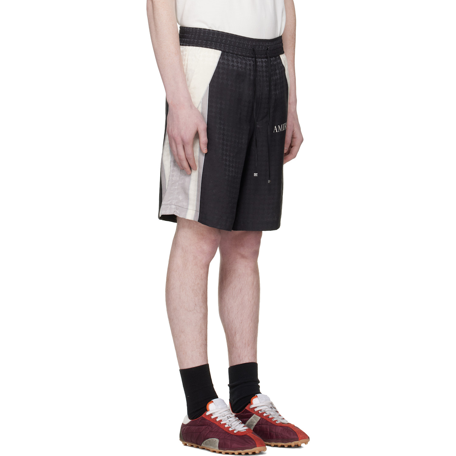  Amiri Black Ma Quad Panel Shorts 