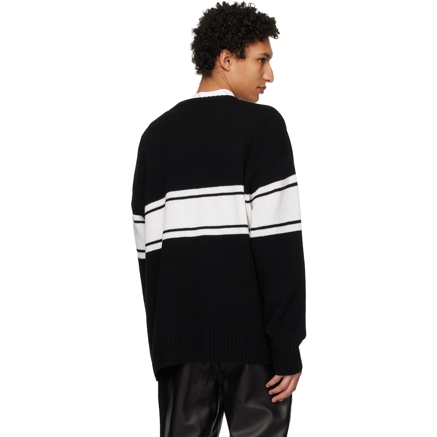  Amiri Black 'amiri' Sport Sweater 