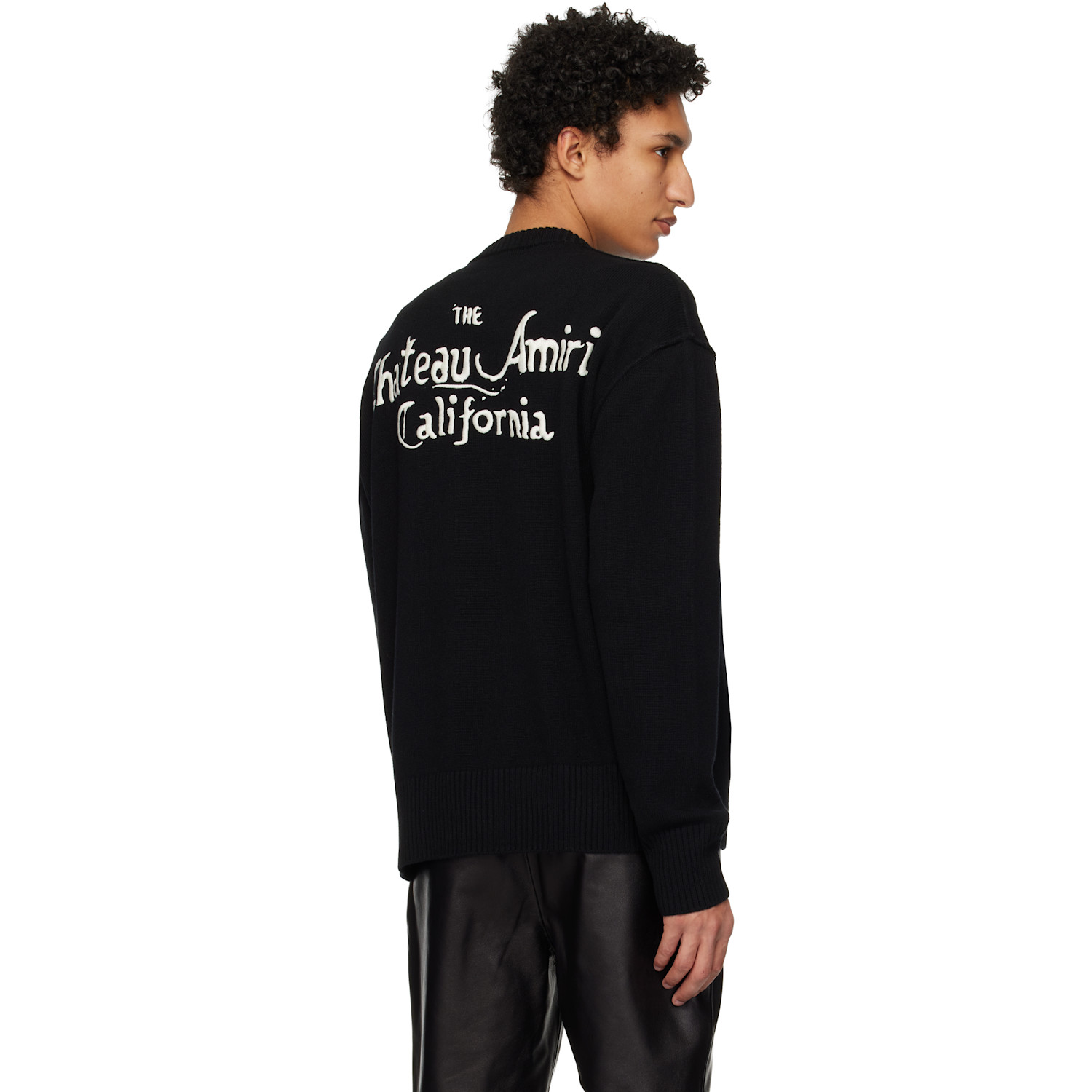  Amiri Black Ma Chateau Sweater 