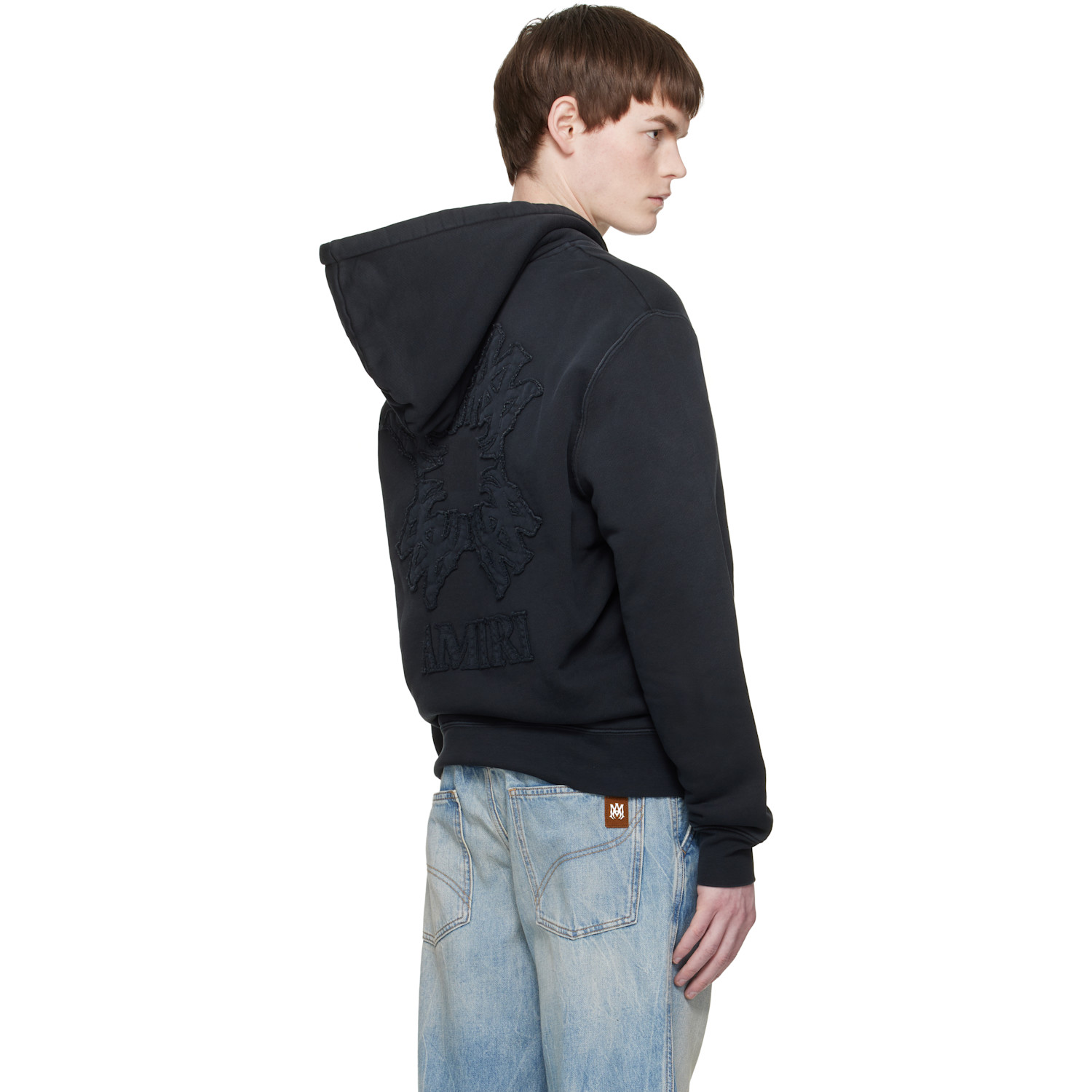  Amiri Black Ma Quad Zip Hoodie 