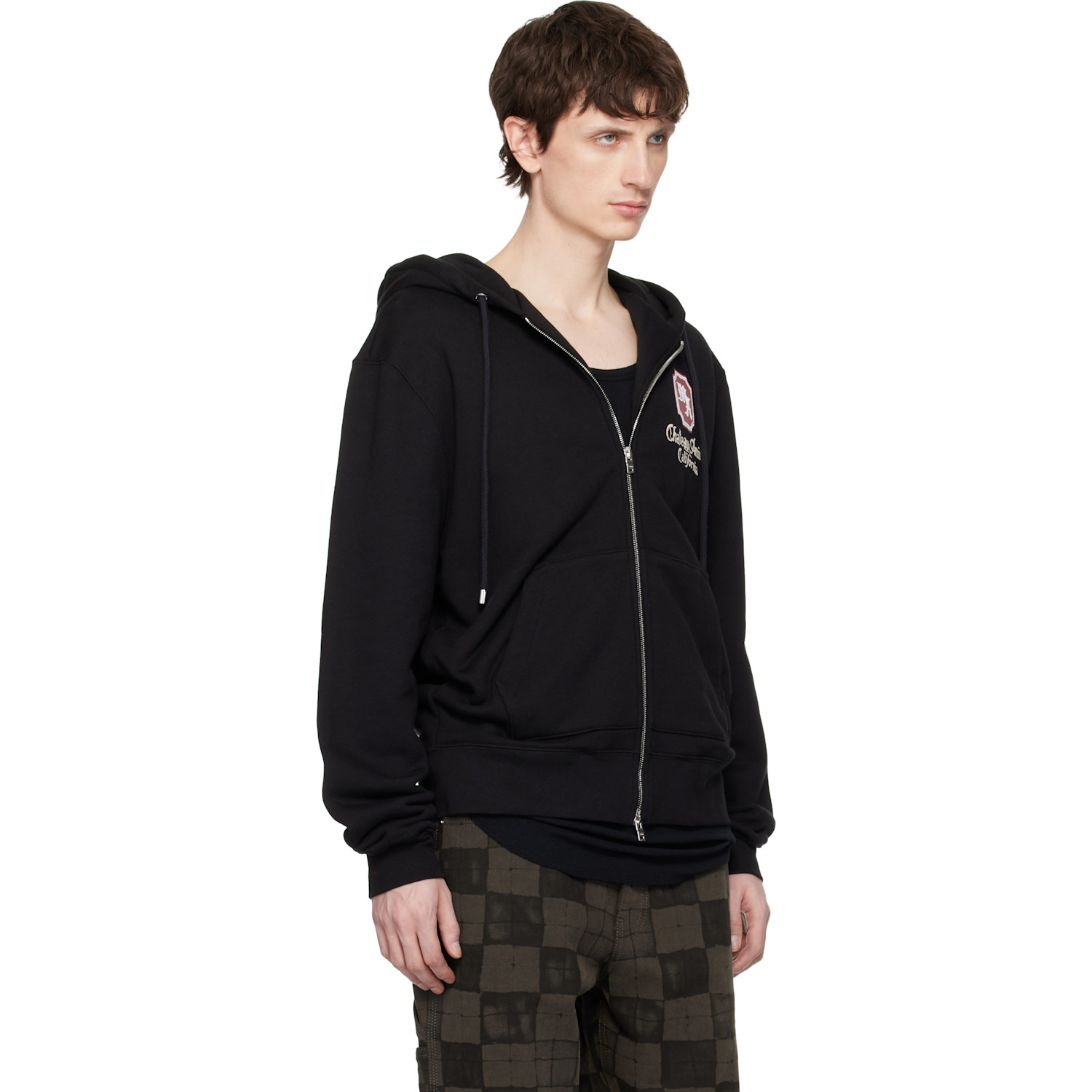  Amiri Black 'ma Chateau' Zip Hoodie 