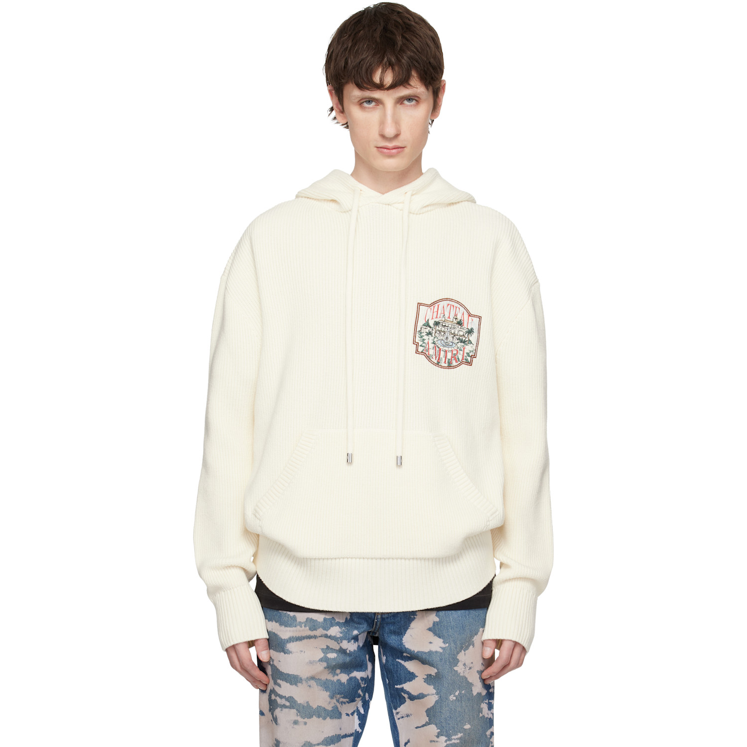 AMIRI Off-White Chateau Sketch Hoodie