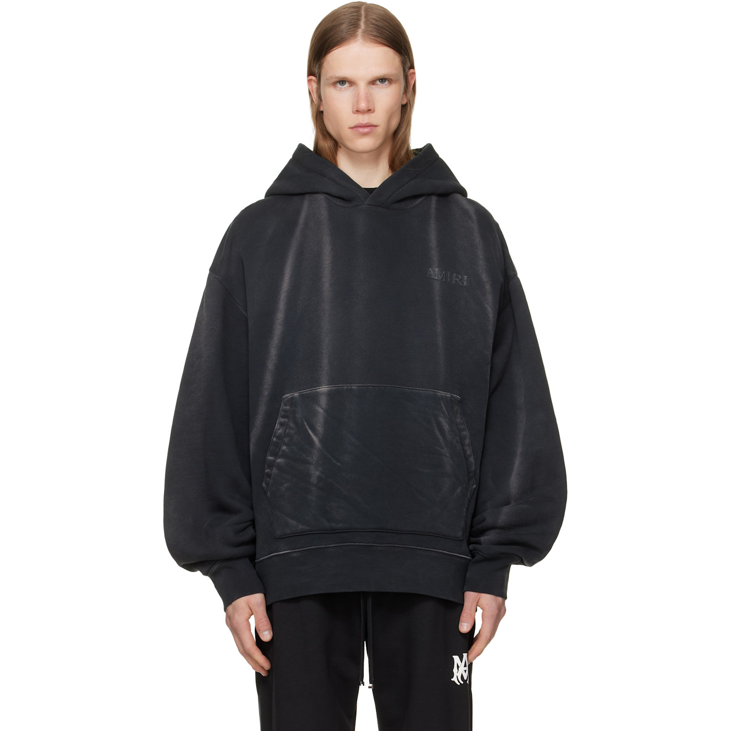 AMIRI Black 'Vintage AMIRI Oversized' Hoodie
