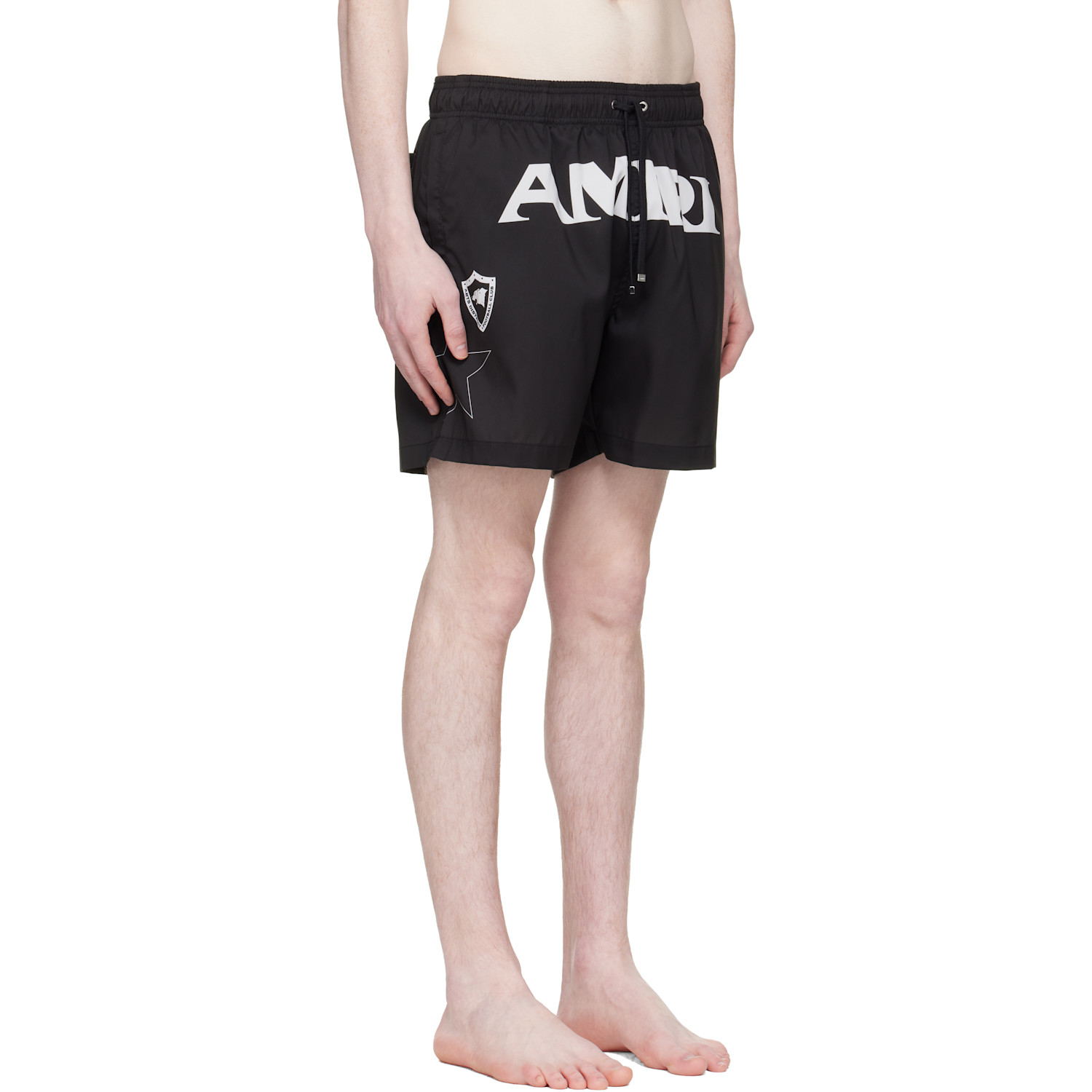  Amiri Black 'amiri Sport' Swim Shorts 