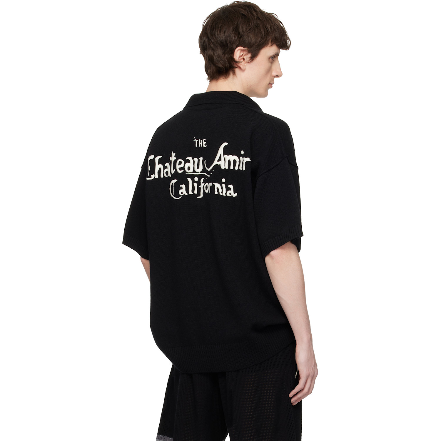  Amiri Black Ma Chateau Polo 