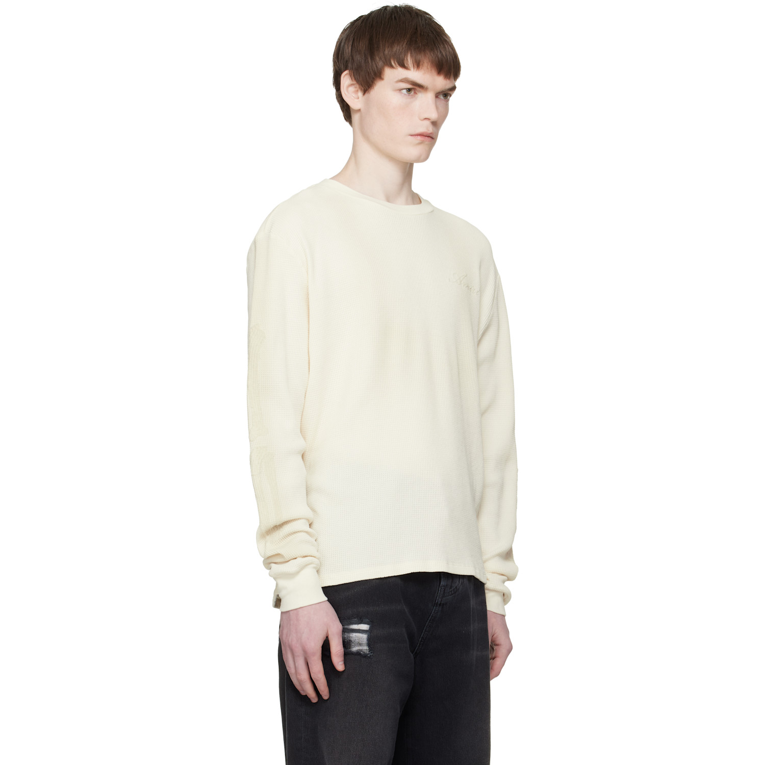  Amiri Off-white Bones Long Sleeve T-shirt 