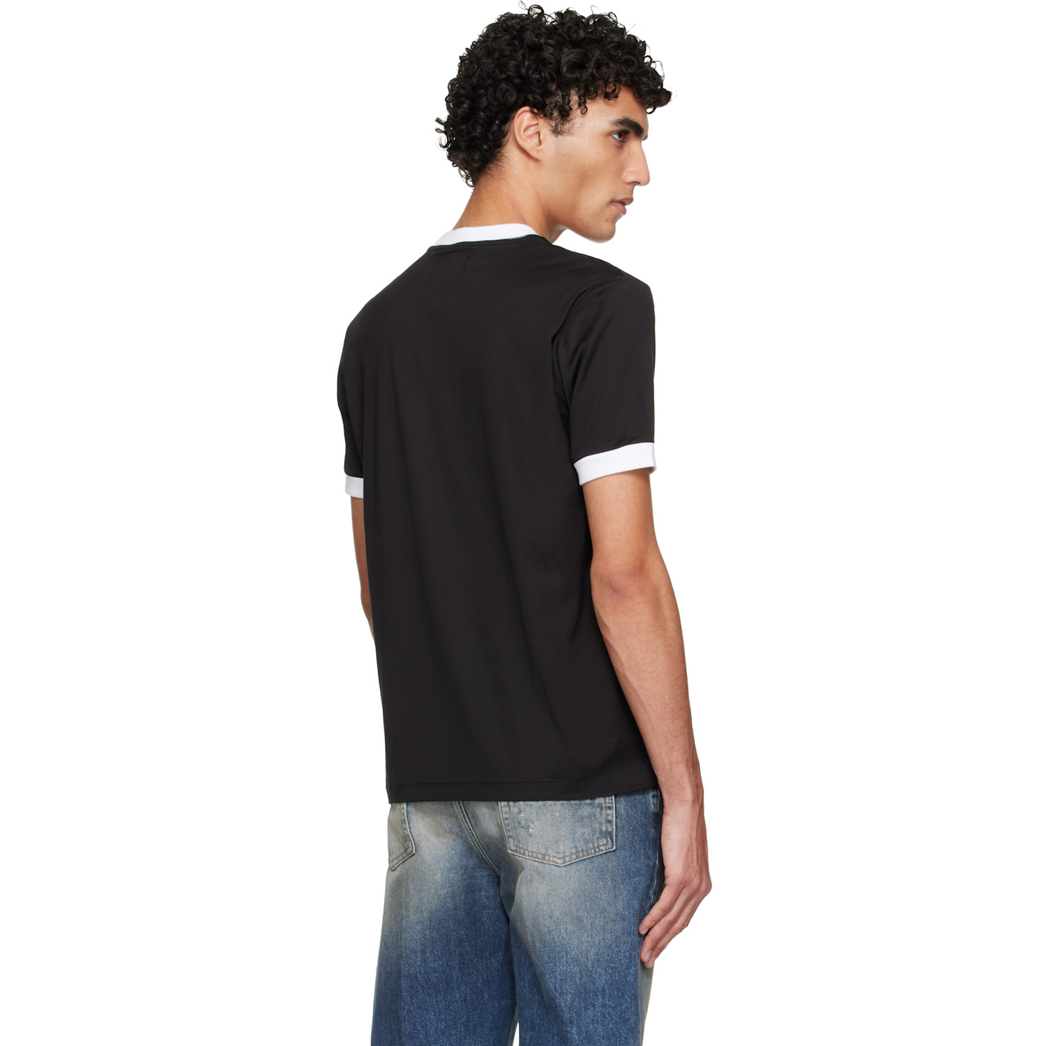  Amiri Black Amiri Eagle Ringer T-shirt 