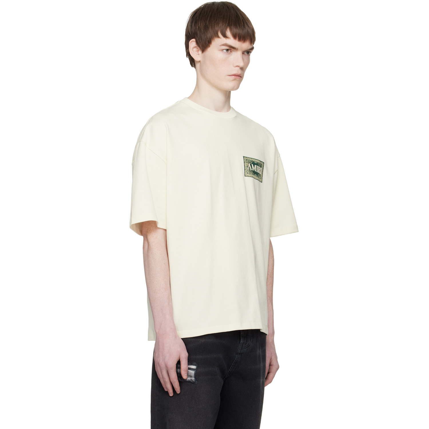  Amiri White Bandana Oversized T-shirt 