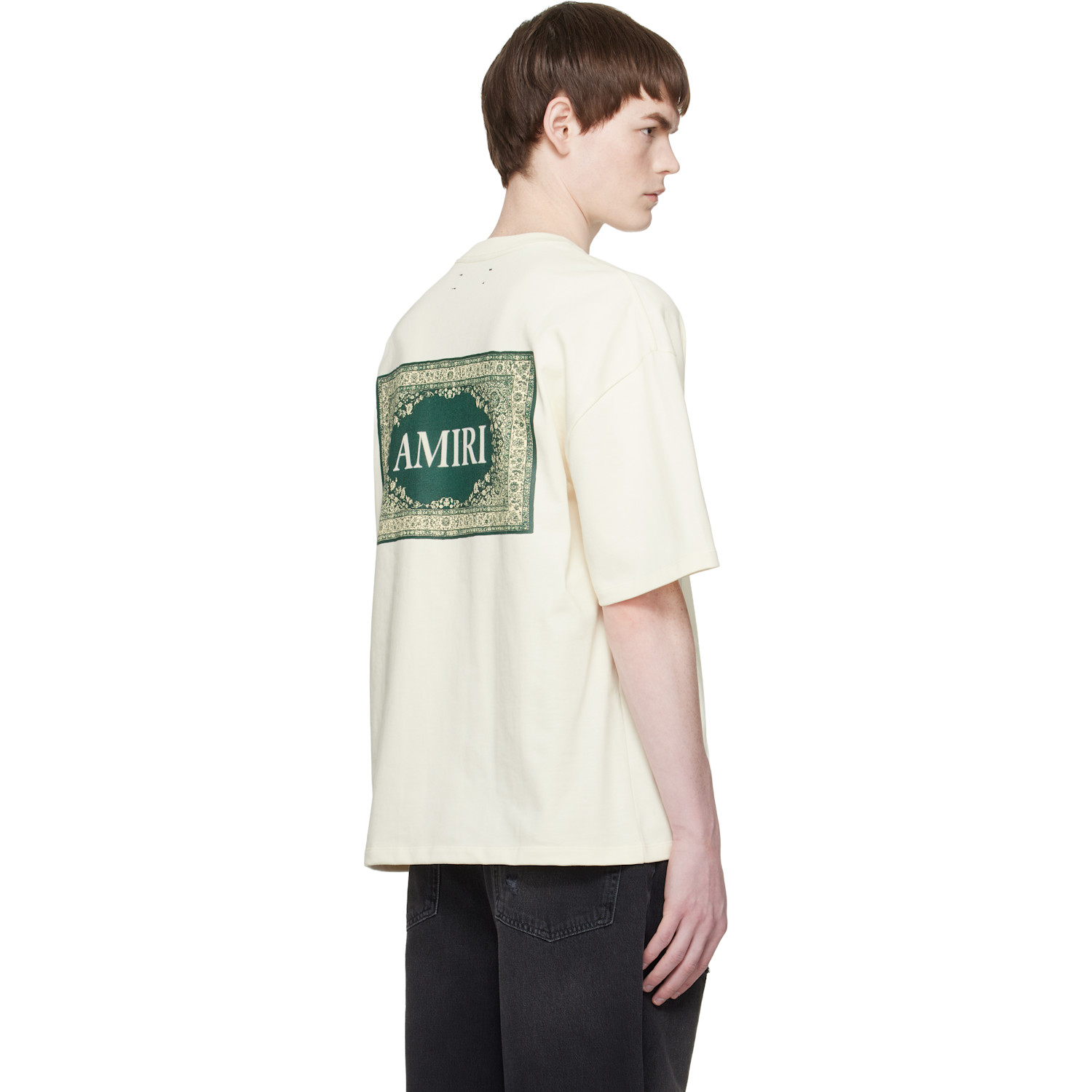  Amiri White Bandana Oversized T-shirt 
