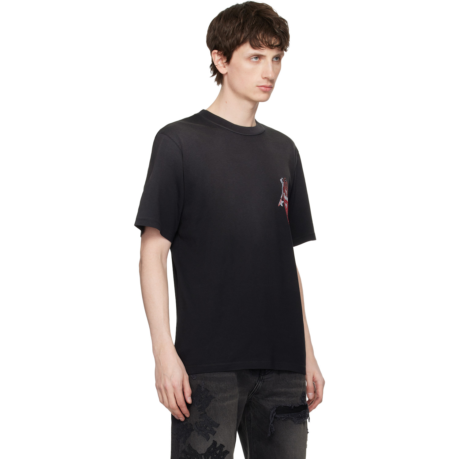  Amiri Black Chateau Keys T-shirt 