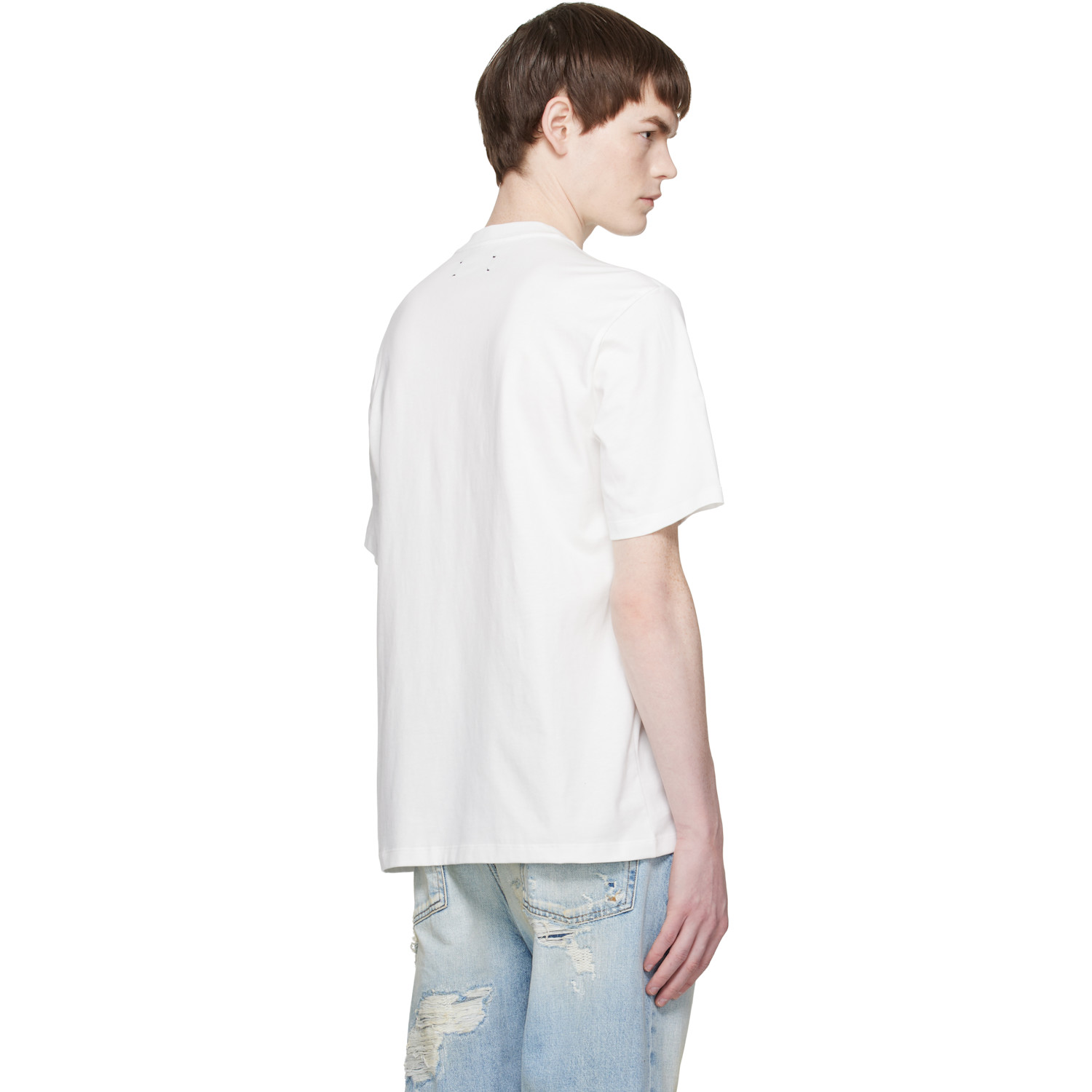 Amiri White 'chateau Amiri' Tonal T-shirt 