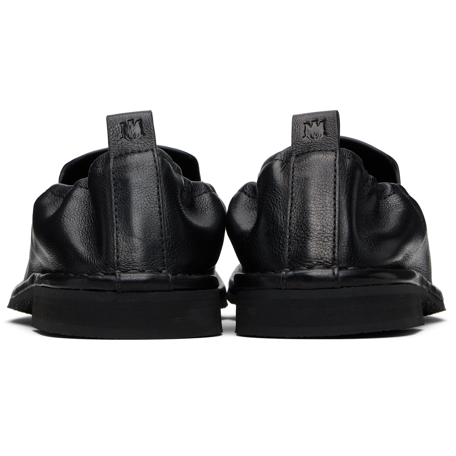 Amiri Black Slip On Loafers 