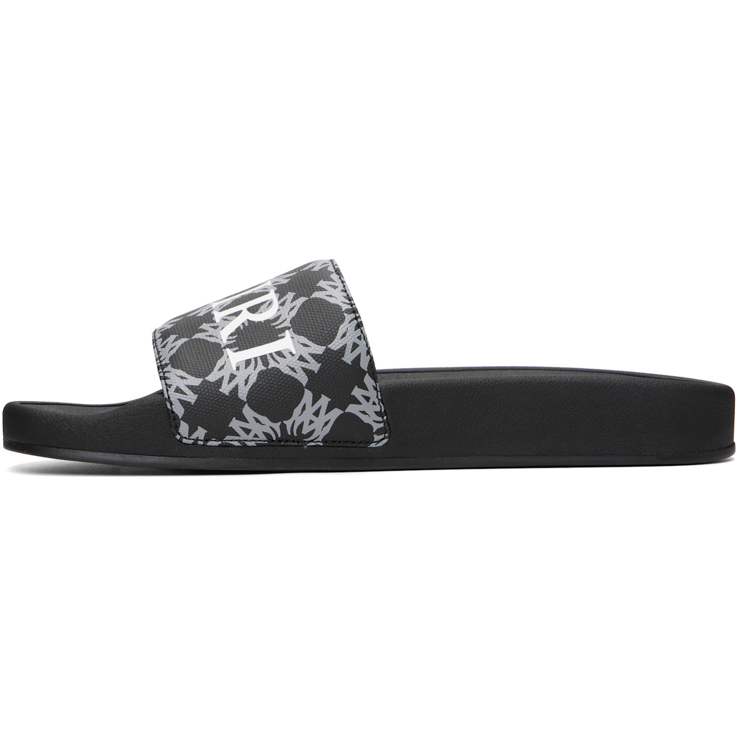  Amiri Black Ma Quad Canvas Pool Slides 