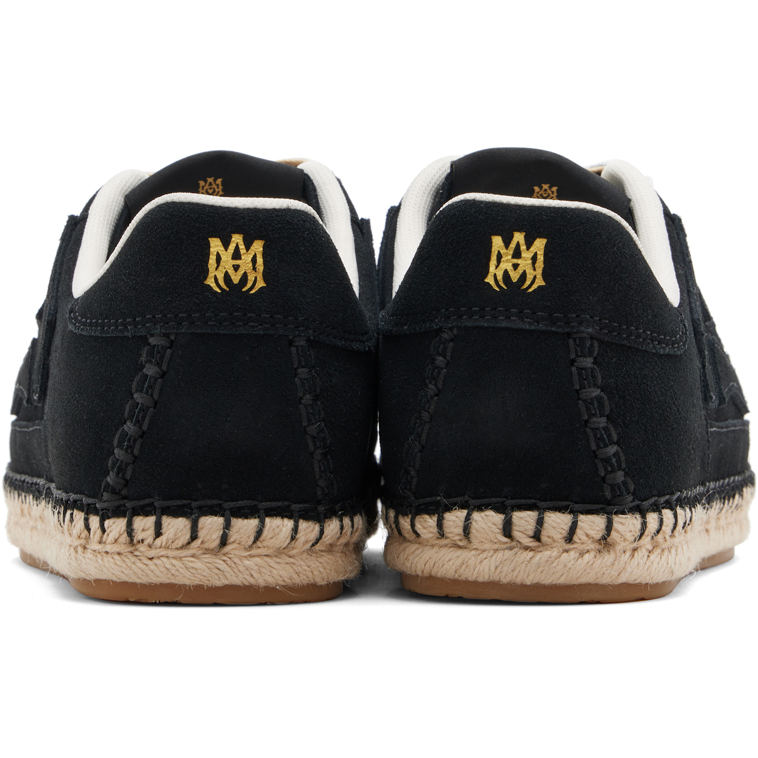  Amiri Black Pacific Bones Espadrilles 