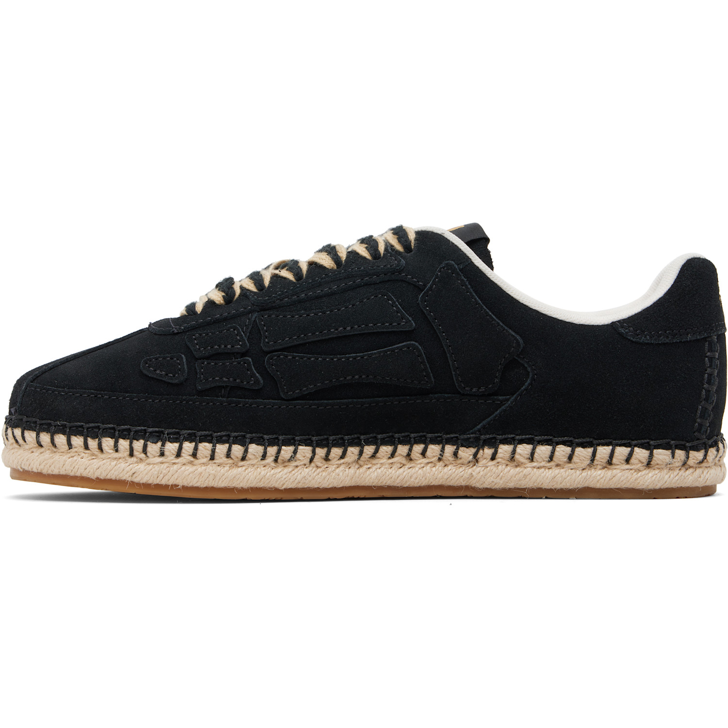  Amiri Black Pacific Bones Espadrilles 