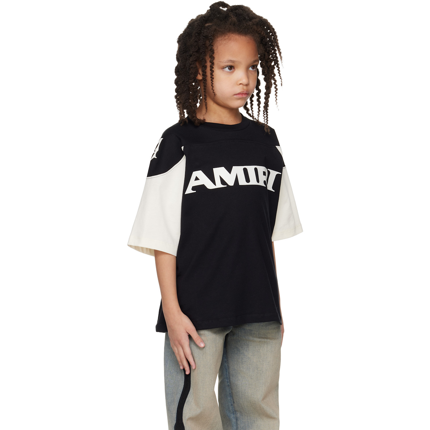  Amiri Kids Black 'amiri' Sport T-shirt 