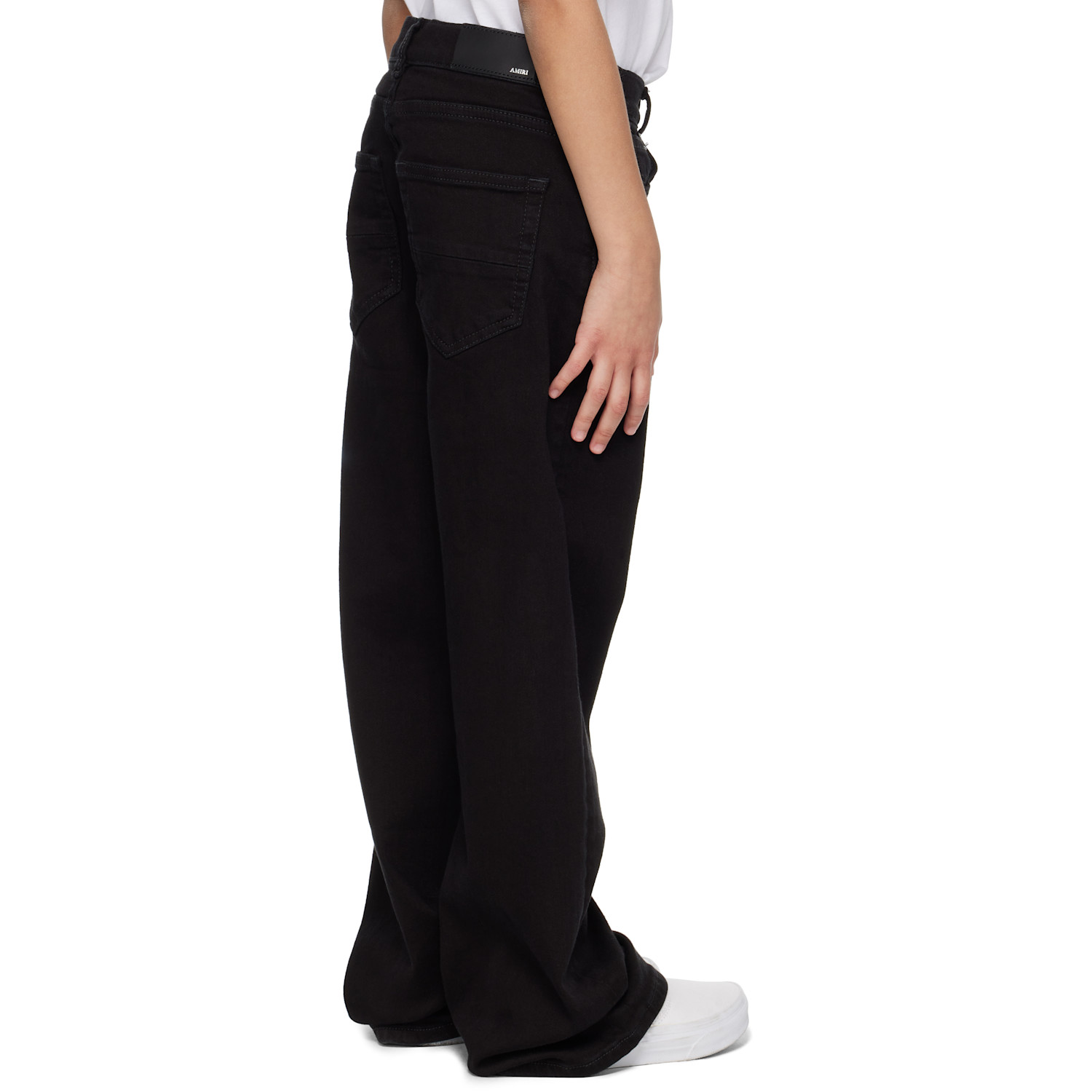  Amiri Kids Black Ma Patch Jeans 