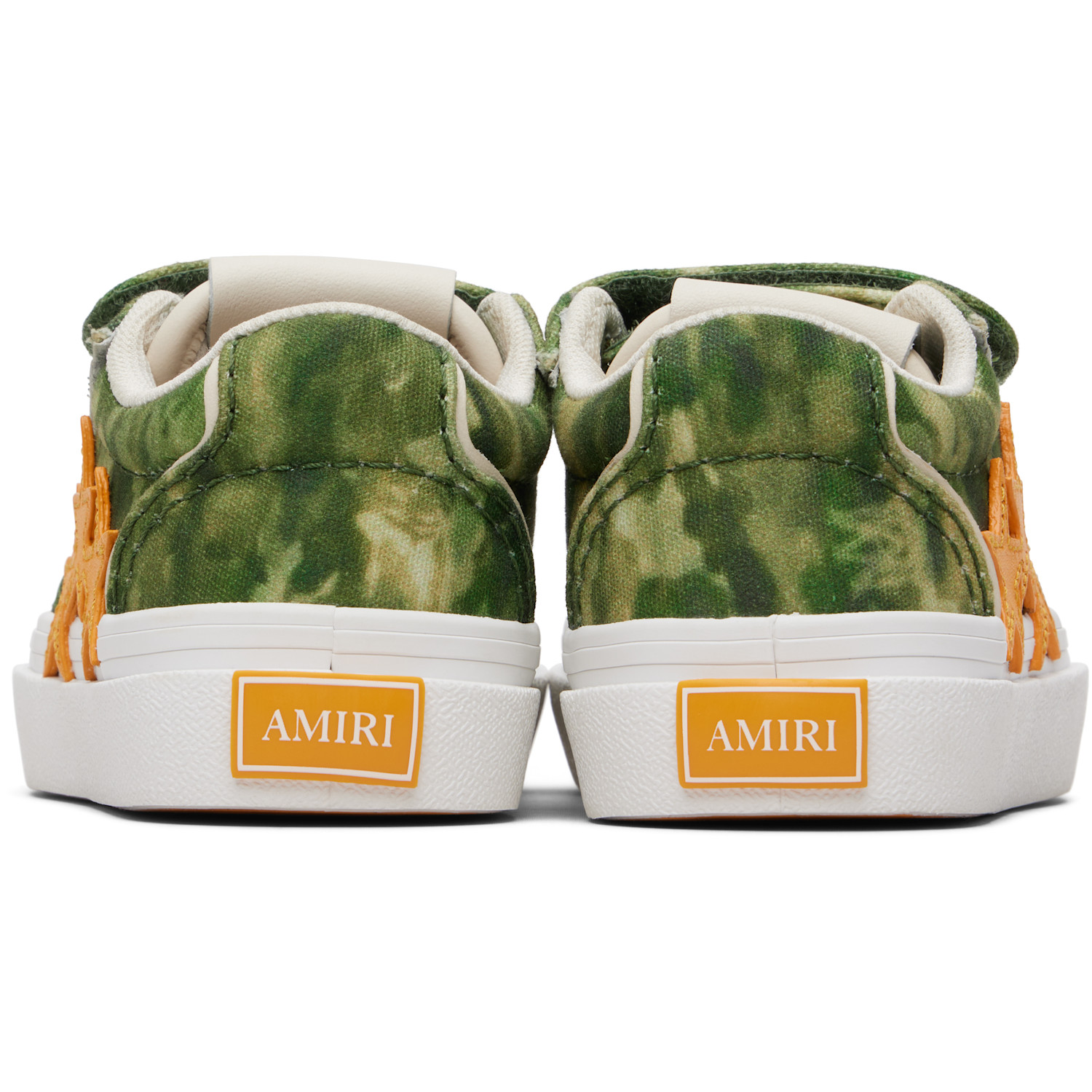  Amiri Kids Khaki Camo Sunset Skate Sneakers 