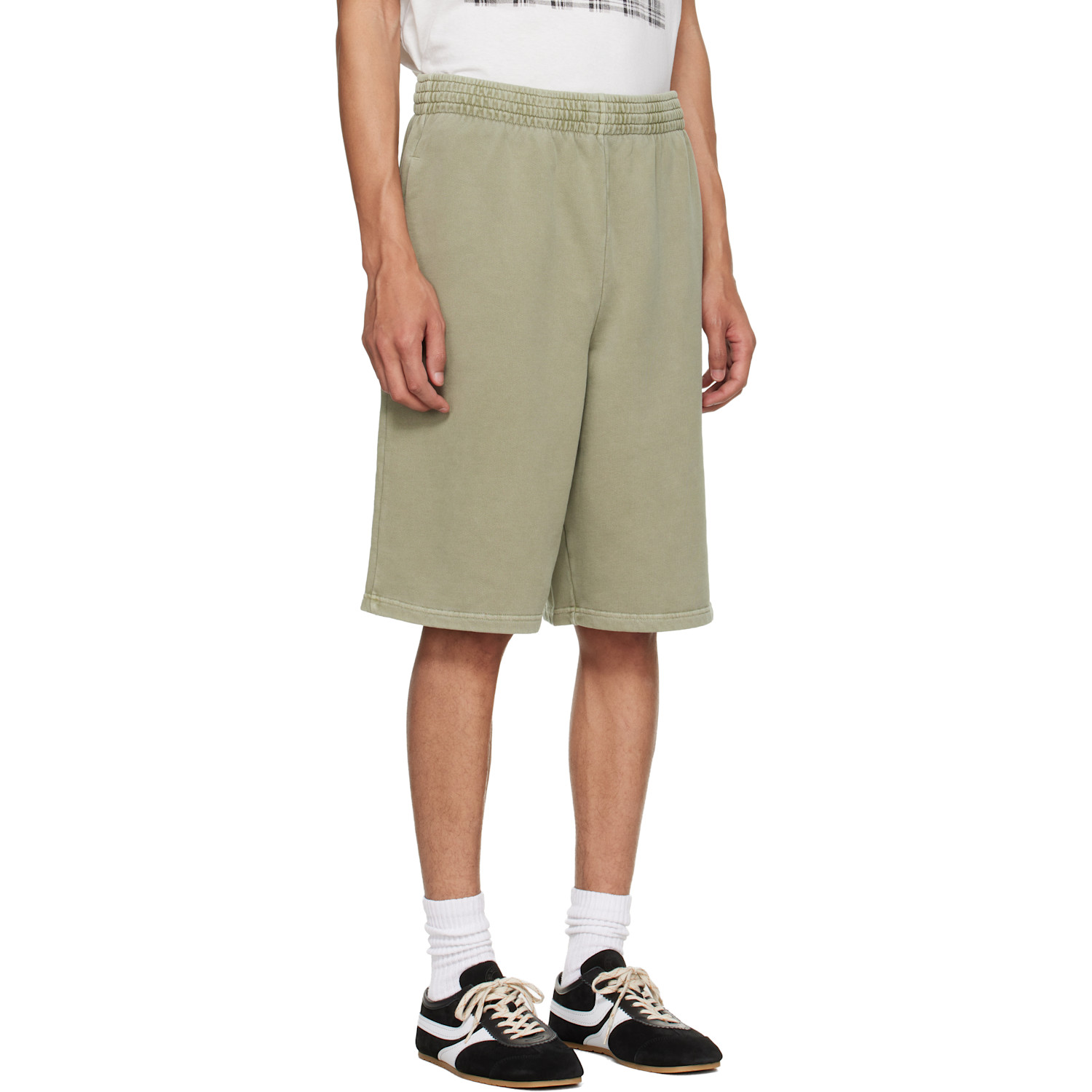  Martine Rose Khaki Sweat Shorts 