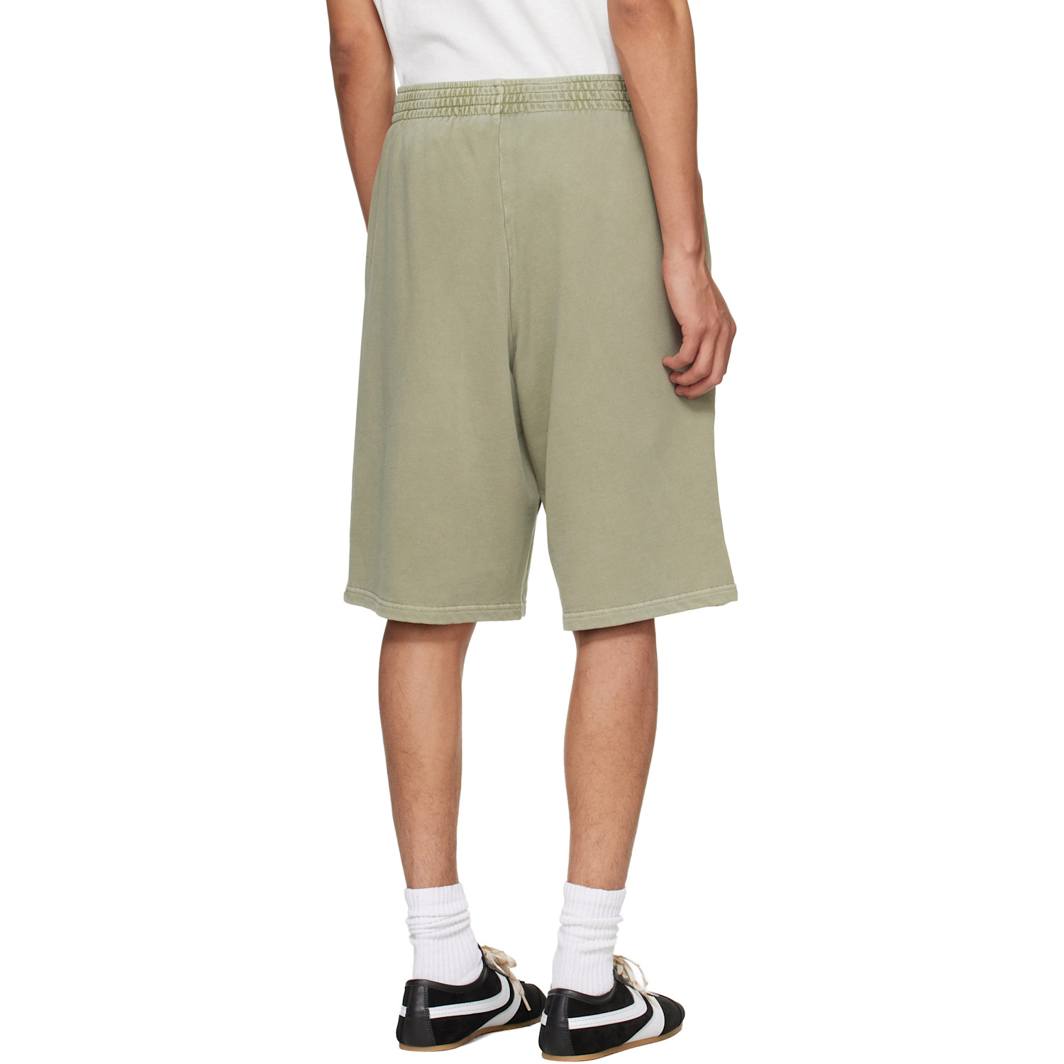  Martine Rose Khaki Sweat Shorts 