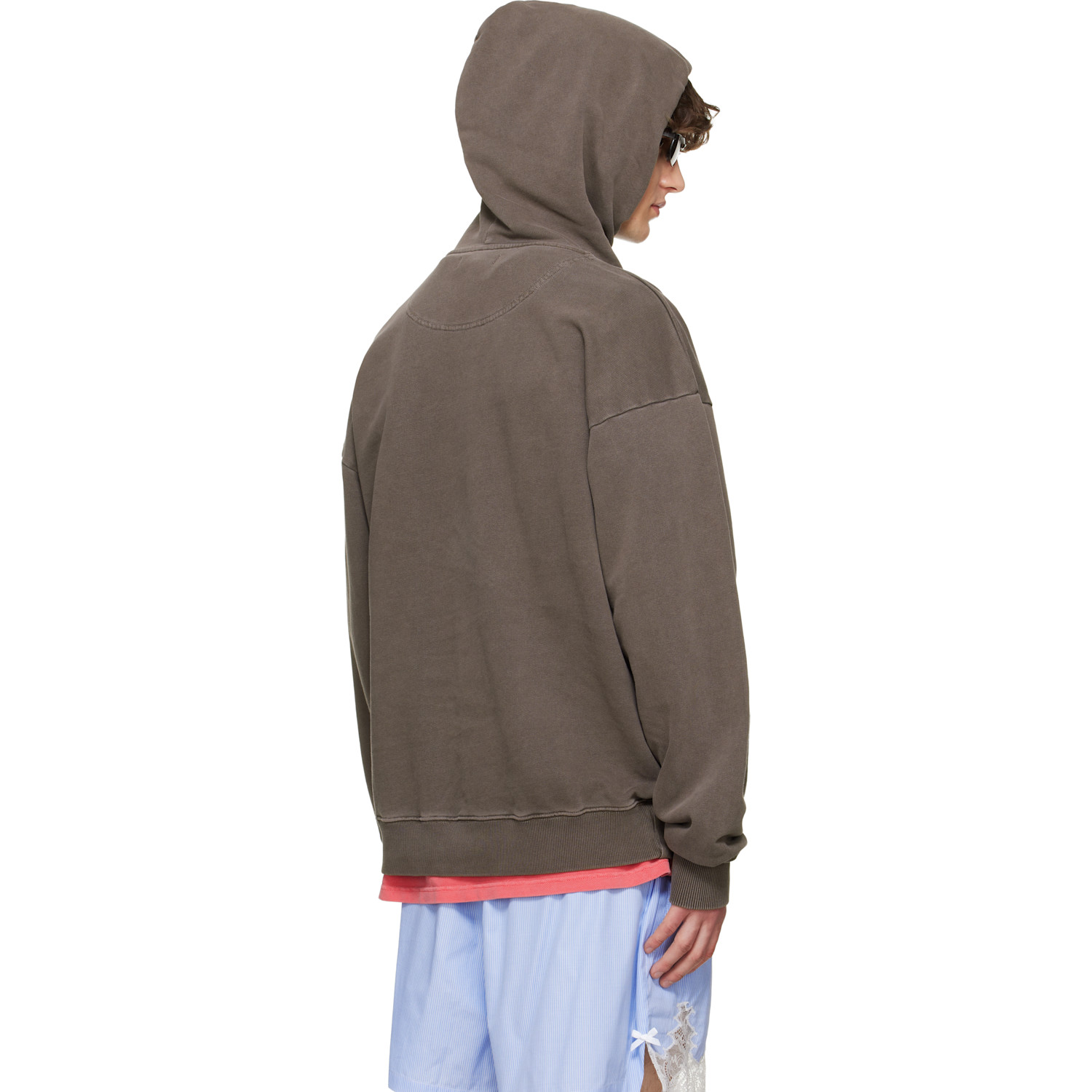  Martine Rose Brown Classic Hoodie 