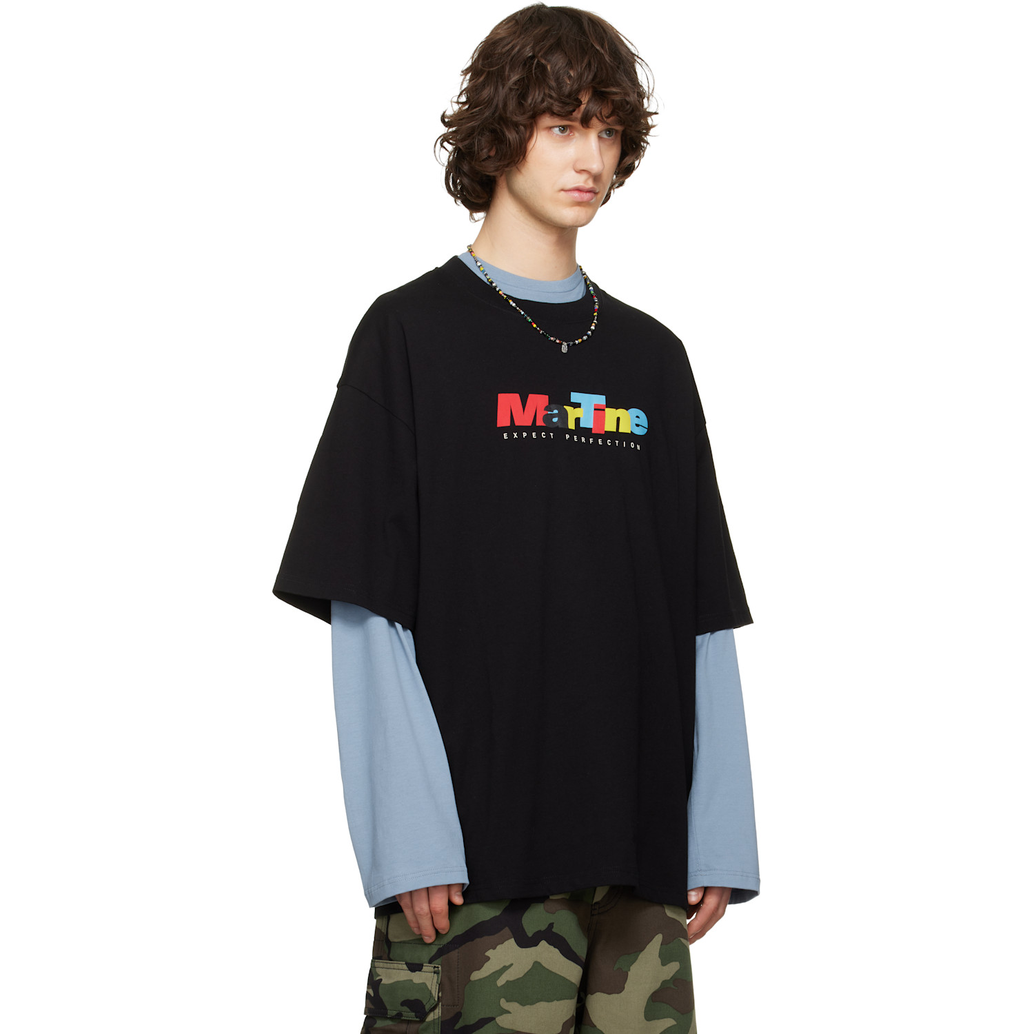  Martine Rose Black S/s Oversized T-shirt 