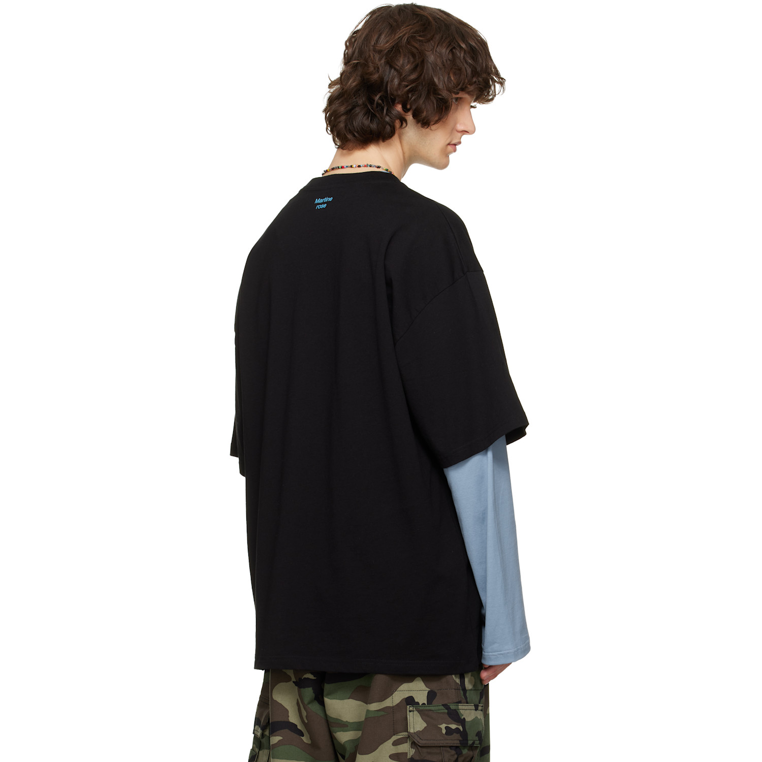  Martine Rose Black S/s Oversized T-shirt 