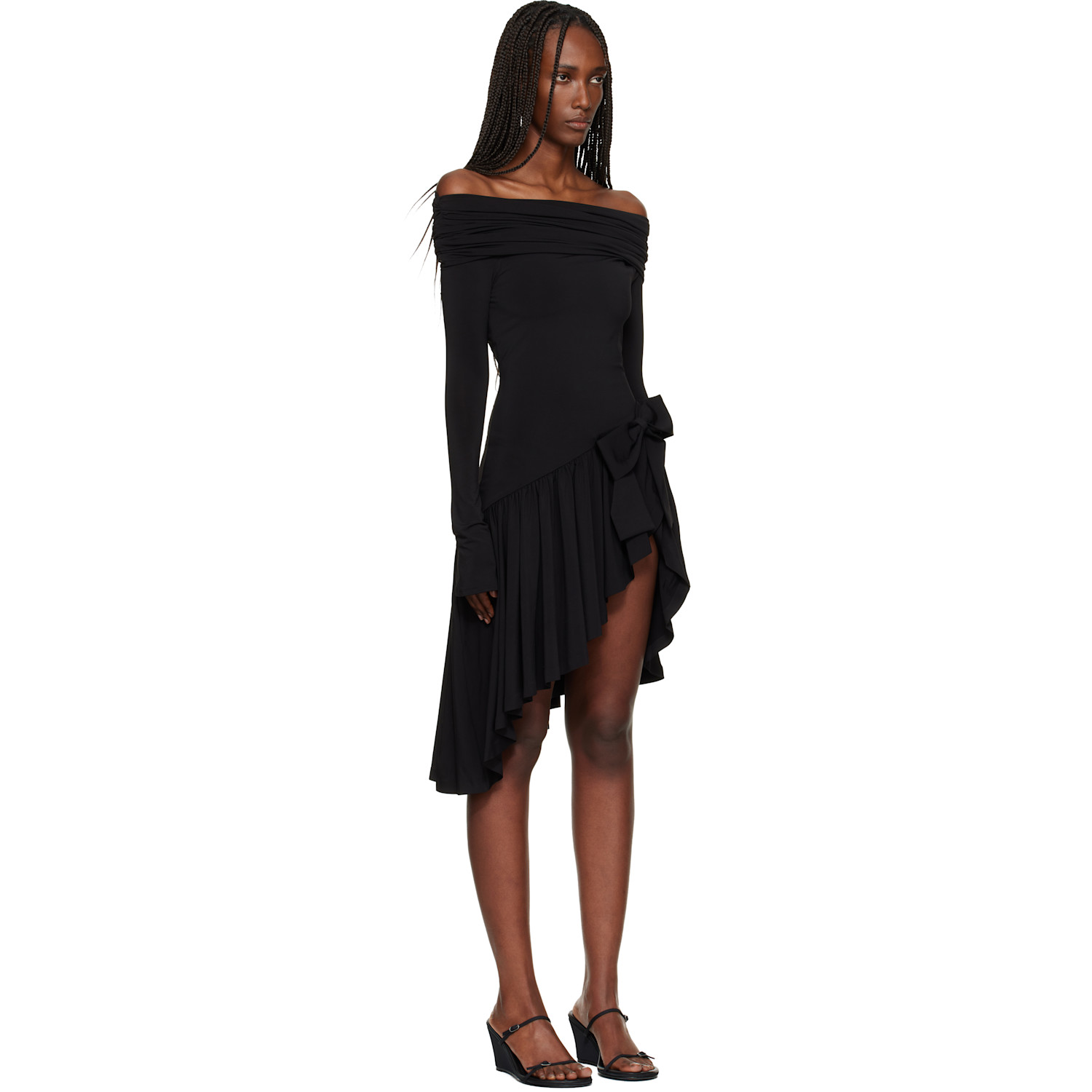  Guizio Black Lola Minidress 