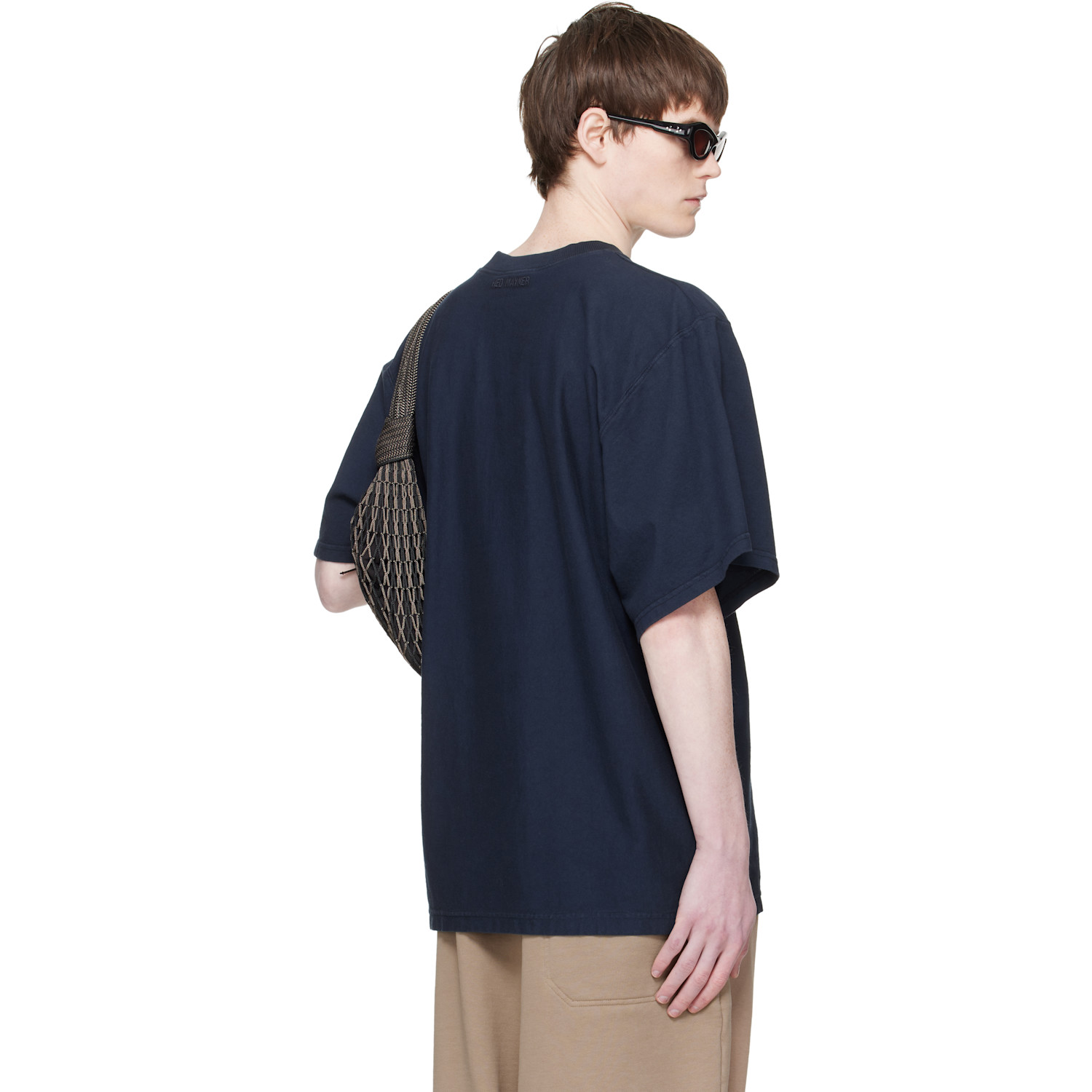  Hed Mayner Navy Embroidered-logo T-shirt 