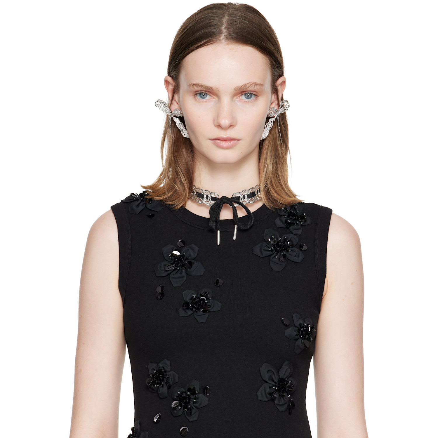  Shushu/tong Braided Lace Choker 